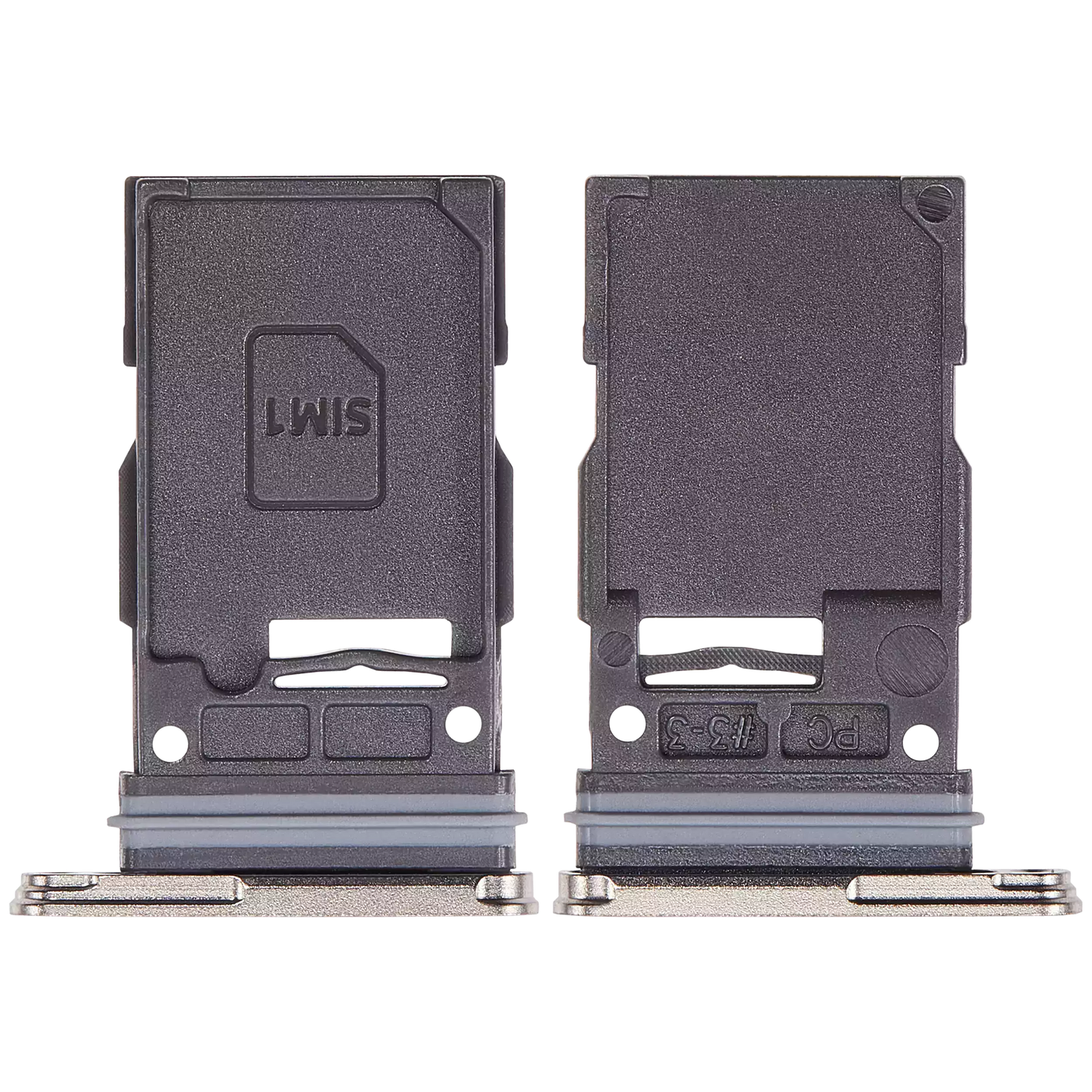Single Sim Card Tray For Samsung Galaxy S24 Ultra 5G (Premium) (Titanium Gray)