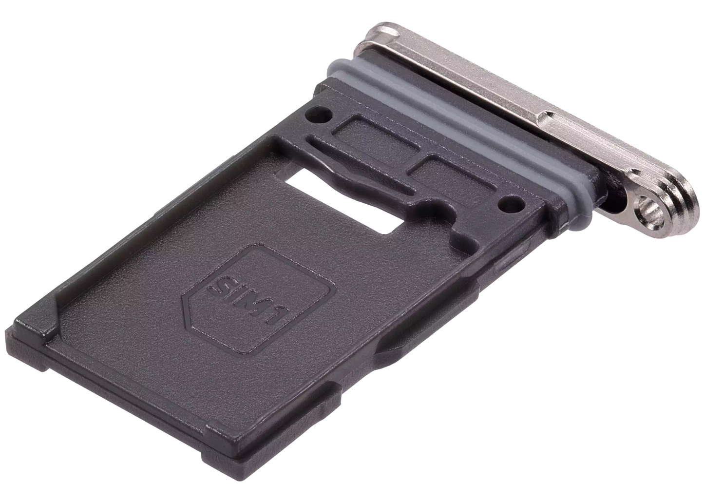Single Sim Card Tray For Samsung Galaxy S24 Ultra 5G (Premium) (Titanium Gray)