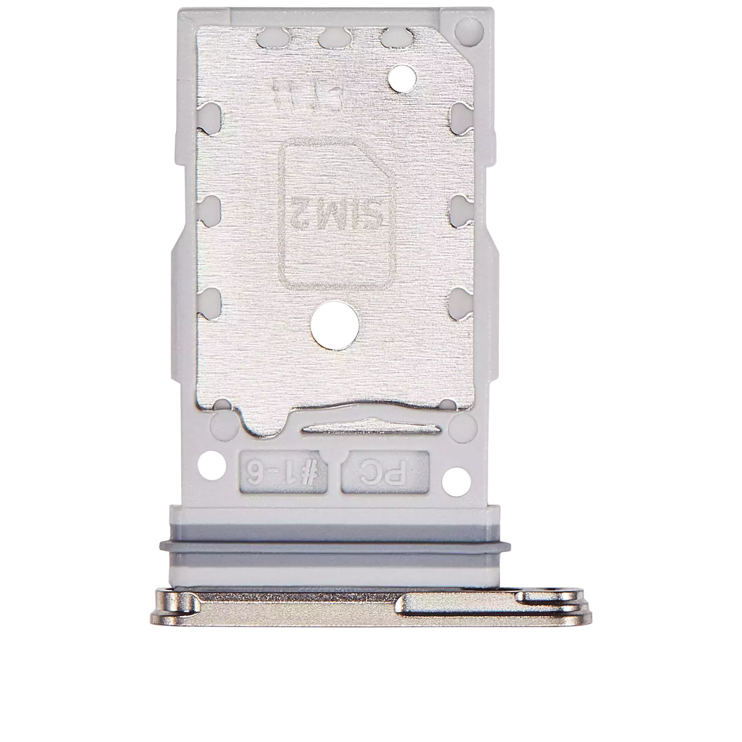 Dual Sim Card Tray For Samsung Galaxy S24 Ultra 5G (Premium) (Titanium Gray)