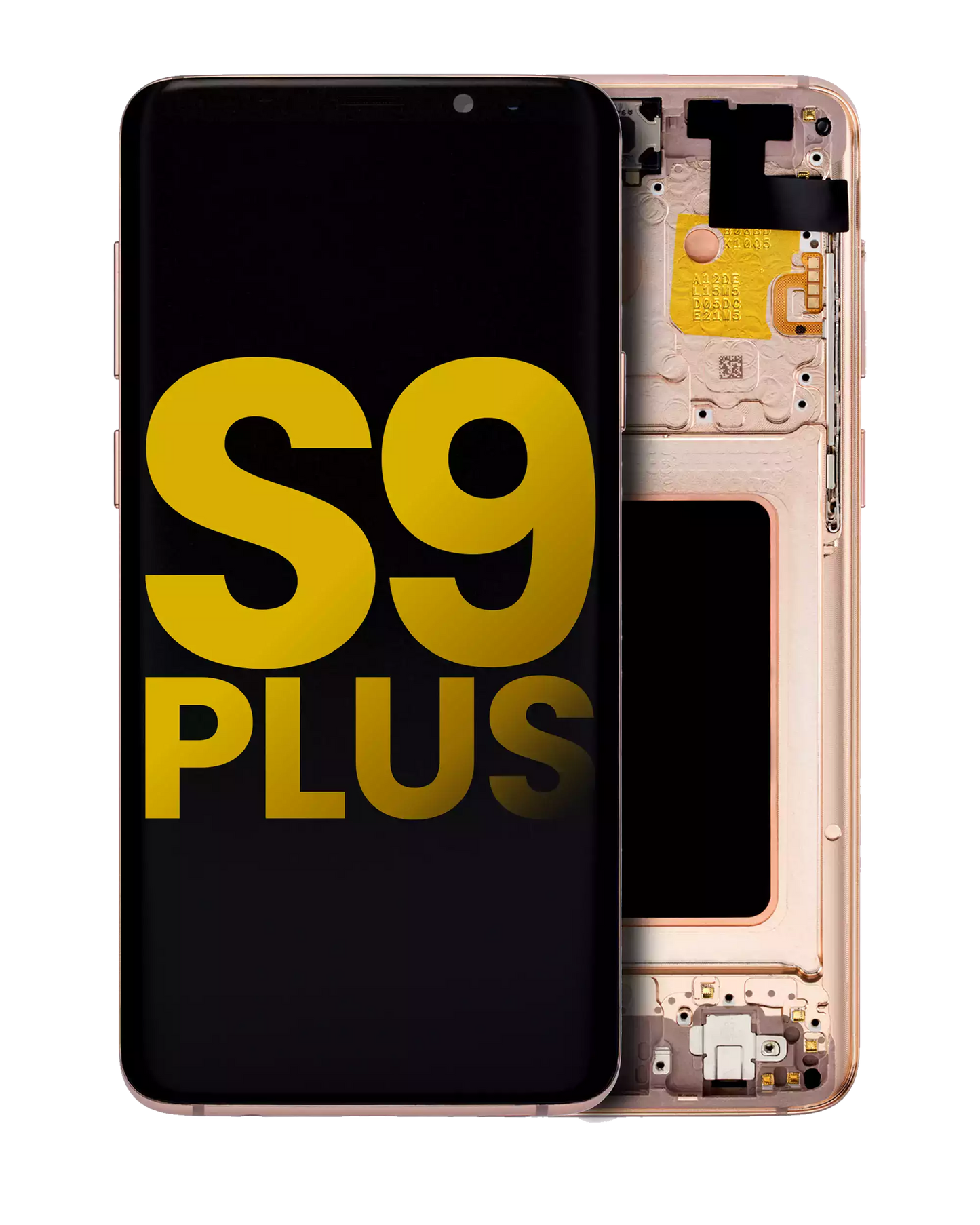 OLED Assembly With Frame For Samsung Galaxy S9 Plus (Refurbished) (Sunrise Gold)