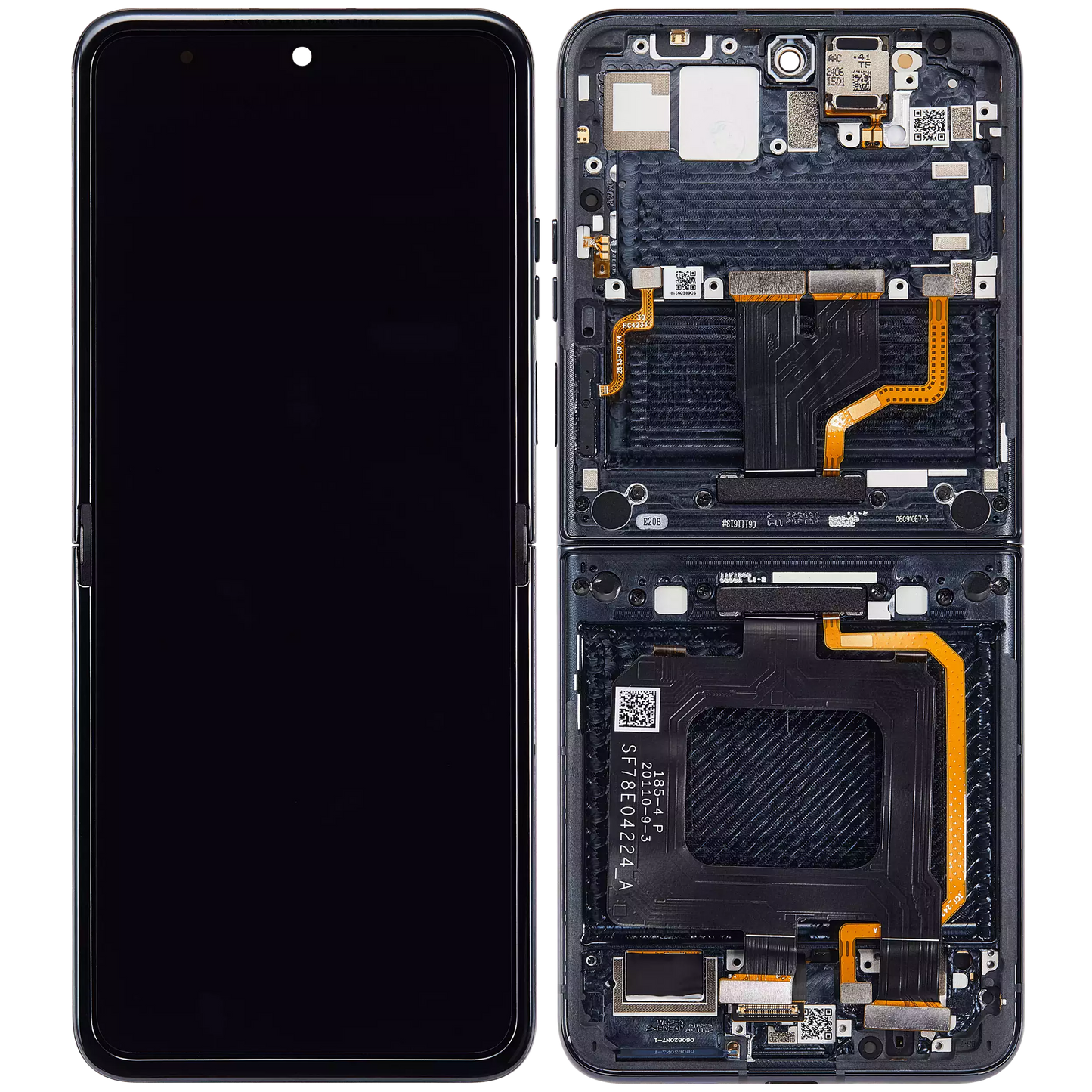 Inner OLED Assembly With Frame For Motorola Razr Plus 2024 / Razr 50 Ultra (XT2451 - Motorola replacement part image 6