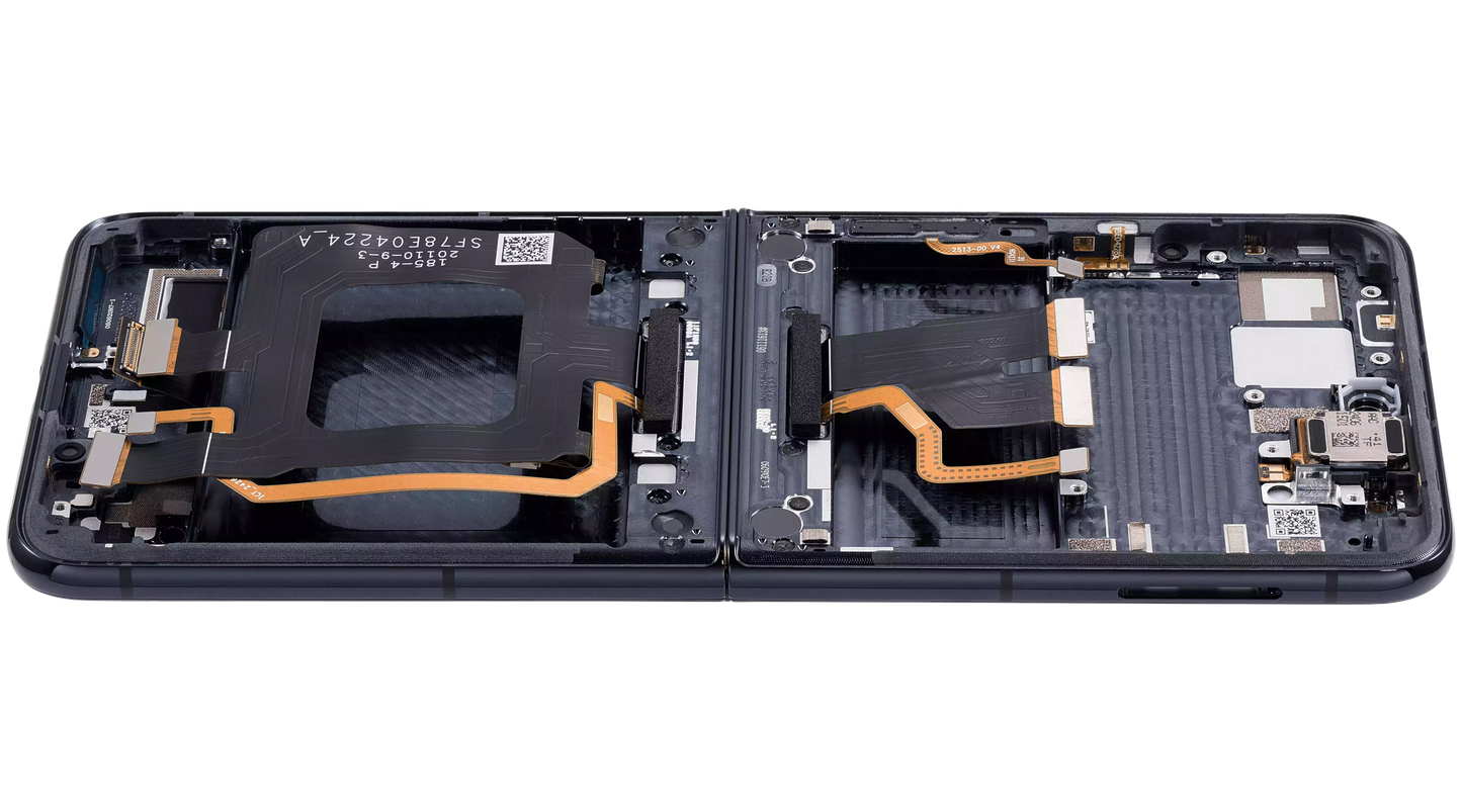 Inner OLED Assembly With Frame For Motorola Razr Plus 2024 / Razr 50 Ultra (XT2451 - Motorola replacement part image 4