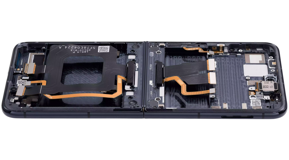 Inner OLED Assembly With Frame For Motorola Razr Plus 2024 / Razr 50 Ultra (XT2451 - Motorola replacement part image 4