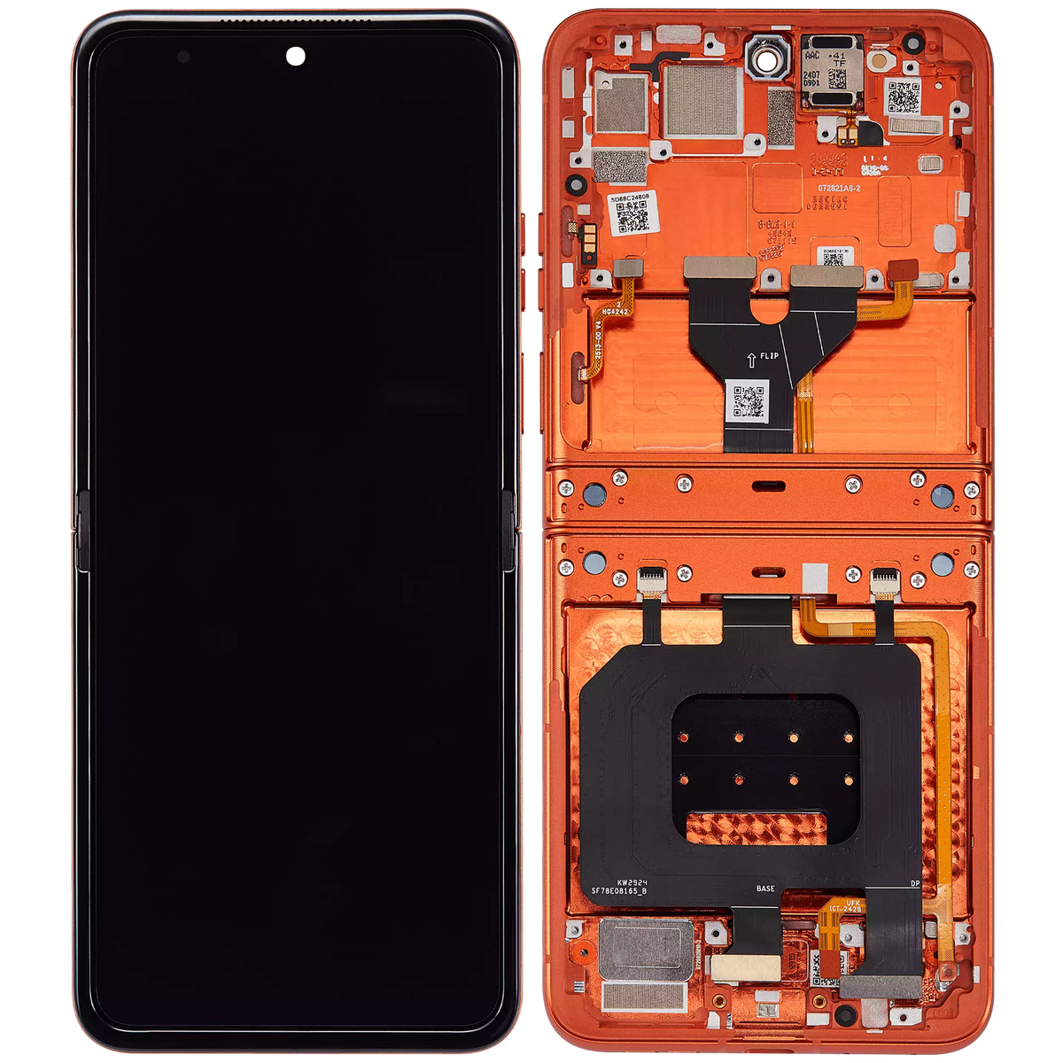 Main OLED Assembly With Frame For Motorola Razr 2024 / Razr 50 (XT2453 / 2024) - Motorola replacement part image 6