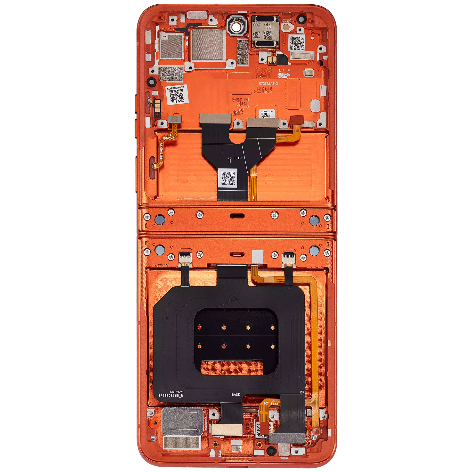 Main OLED Assembly With Frame For Motorola Razr 2024 / Razr 50 (XT2453 / 2024) - Motorola replacement part image 8