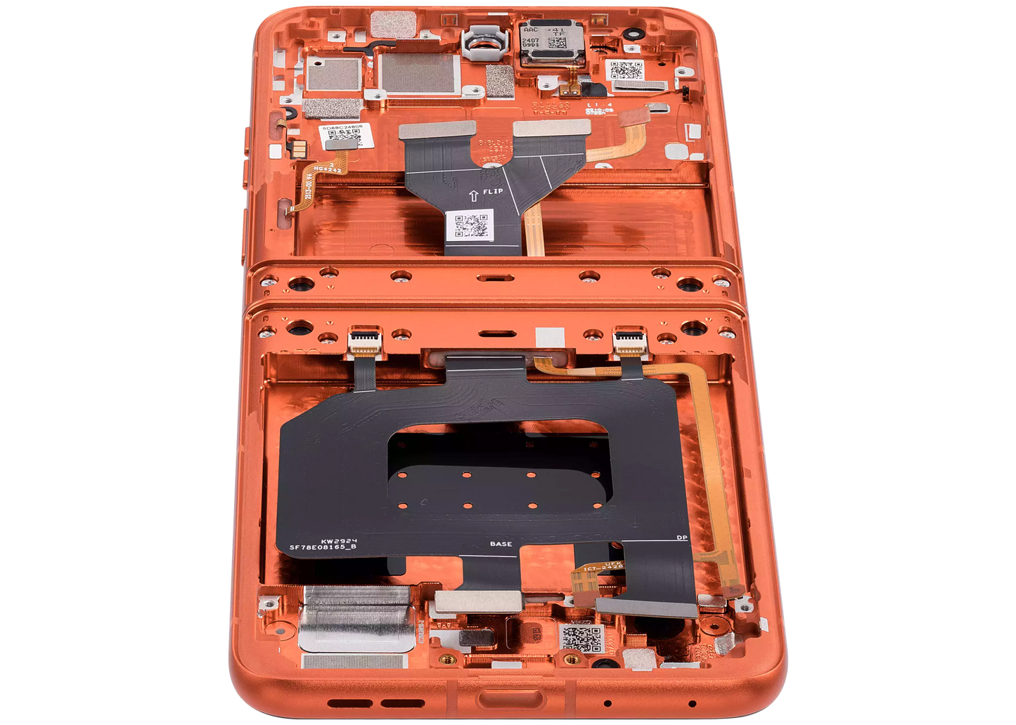 Main OLED Assembly With Frame For Motorola Razr 2024 / Razr 50 (XT2453 / 2024) - Motorola replacement part image 2