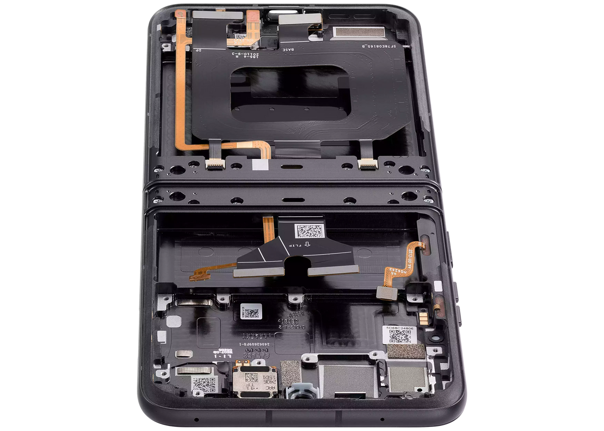 Main OLED Assembly With Frame For Motorola Razr 2024 / Razr 50 (XT2453 / 2024) - Motorola replacement part image 2