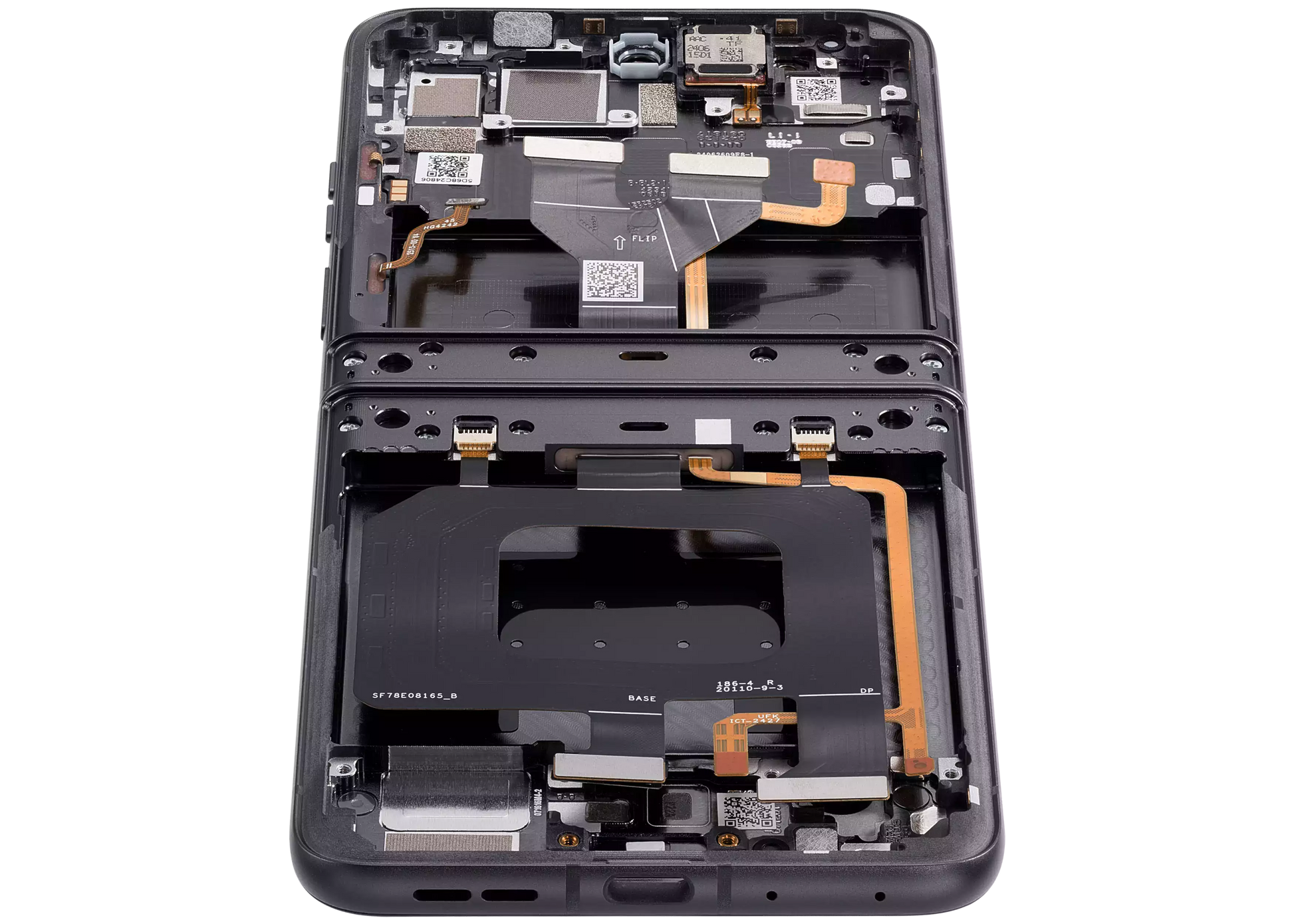 Main OLED Assembly With Frame For Motorola Razr 2024 / Razr 50 (XT2453 / 2024) - Motorola replacement part image 3