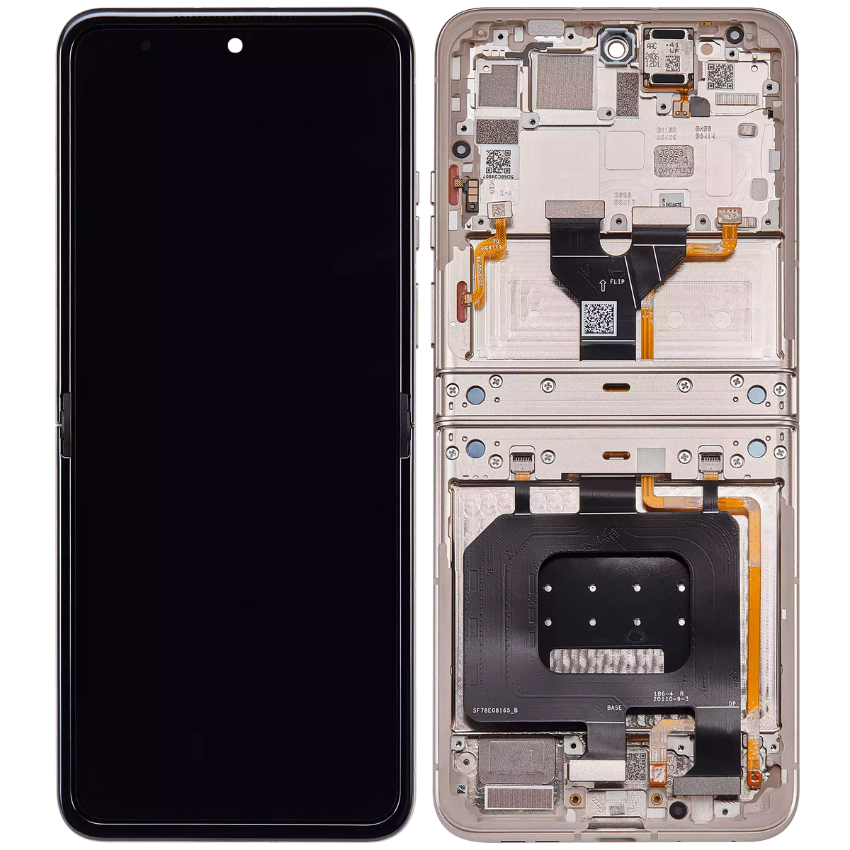Main OLED Assembly With Frame For Motorola Razr 2024 / Razr 50 (XT2453 / 2024) - Motorola replacement part image 6