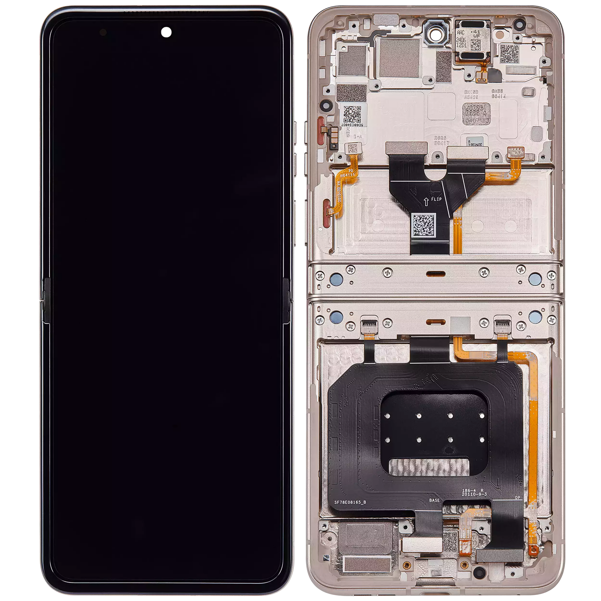 Main OLED Assembly With Frame For Motorola Razr 2024 / Razr 50 (XT2453 / 2024) - Motorola replacement part image 6