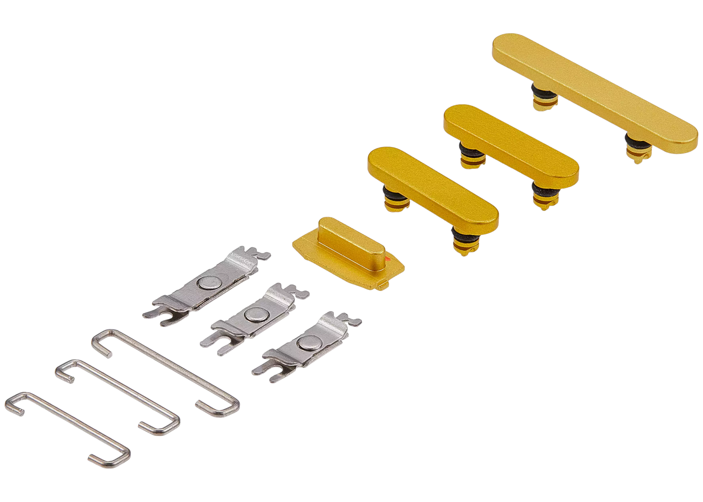 Hard Buttons (Power / Volume / Switch) For iPhone 14 / 14 Plus (Yellow)