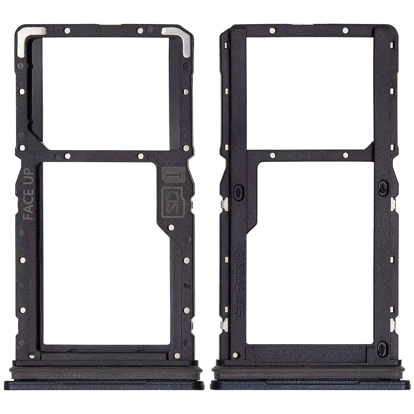 Single Sim Card Tray For Motorola Moto G54 (XT2343 / 2023) (Genuine OEM) (Midnight blue) replacement part SKU 107182136362 image 2