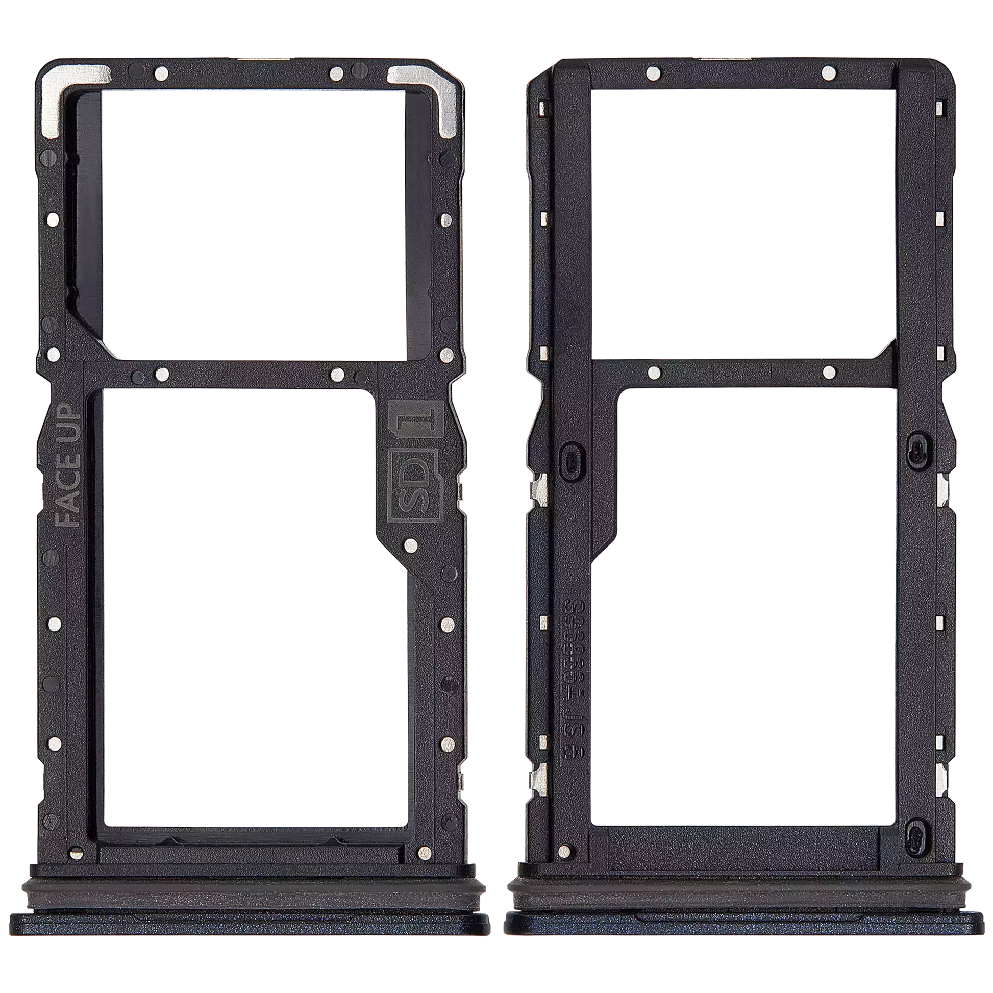 Single Sim Card Tray For Motorola Moto G54 (XT2343 / 2023) (Genuine OEM) (Midnight blue) replacement part SKU 107182136362 image 2