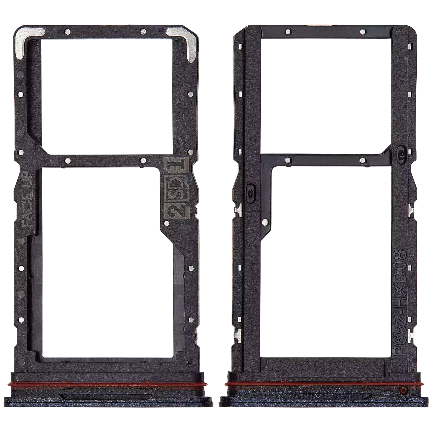Dual Sim Card Tray For Motorola Moto G84 (XT2347 / 2023) (Genuine OEM) (Midnight Blue) replacement part SKU 107182136480 image 2