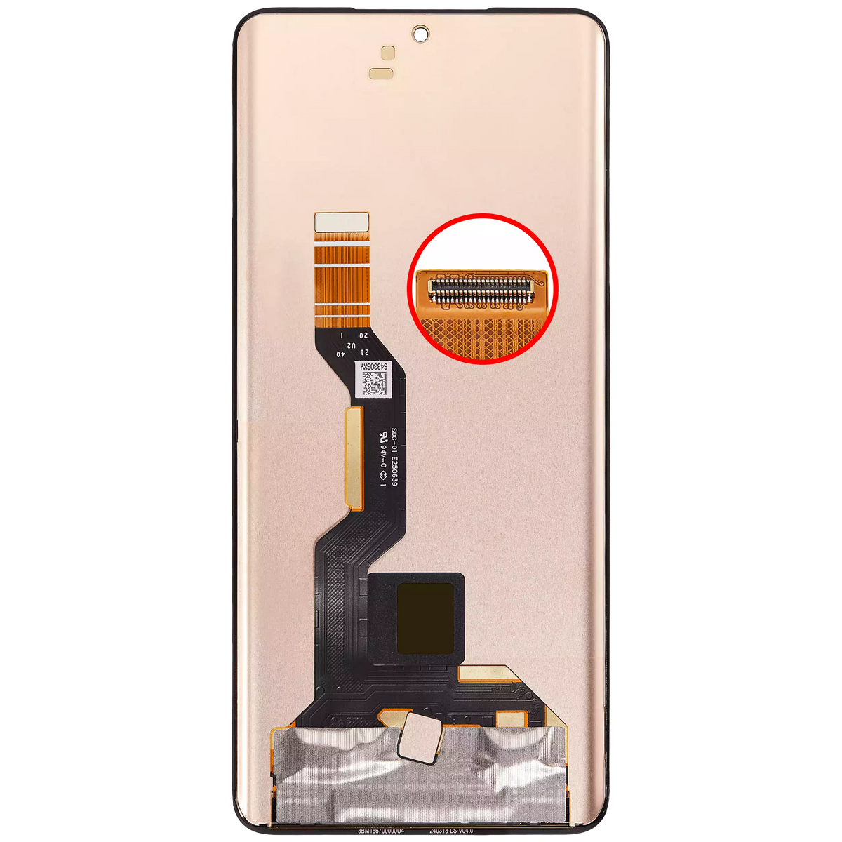 OLED Assembly Without Frame For Motorola Moto Edge 50 Ultra / X50 Ultra (XT2401 / 2024) (Refurbished) (All Colors) | SKU 107182192443 | image 3