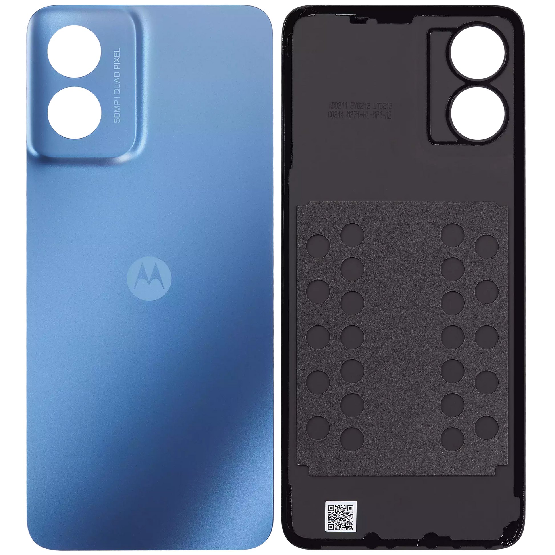 Back Cover Glass For Motorola Moto G Play (XT2413 / 2024) (Genuine OEM) (Coronet Blue) replacement part SKU 107085003853 image 6
