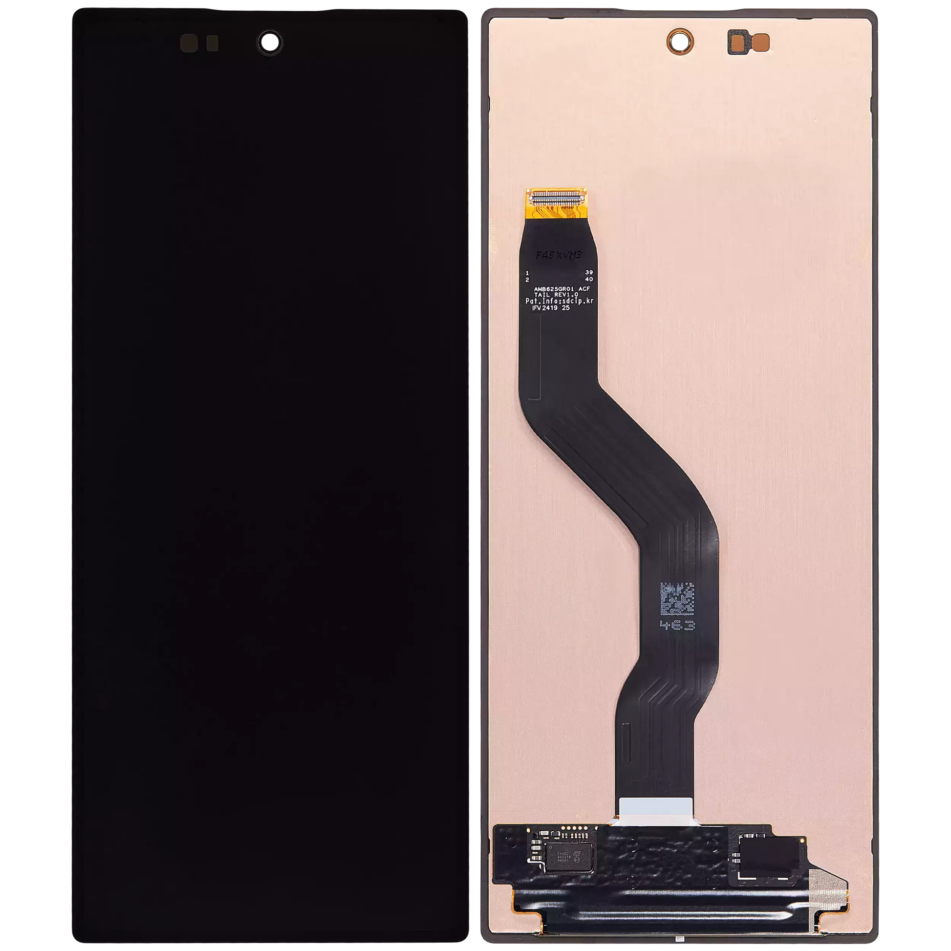 Samsung replacement part: Outer OLED Assembly Without Frame For Samsung Galaxy Z Fold 6 5G (Refurbished) (All Colors)