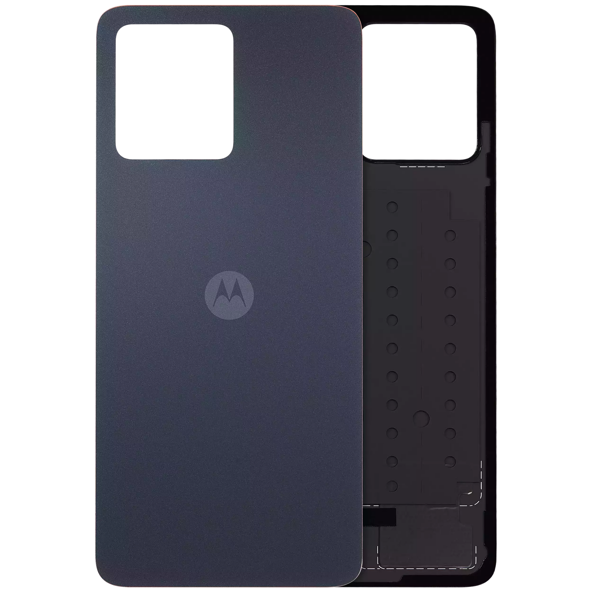 Back Cover Glass For Motorola Moto G84 (XT2347 / 2023) (Genuine OEM) (Midnight Blue) replacement part SKU 107182136524 image 1