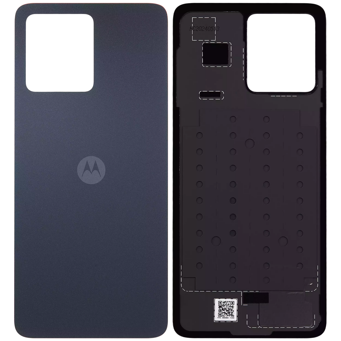 Back Cover Glass For Motorola Moto G84 (XT2347 / 2023) (Genuine OEM) (Midnight Blue) replacement part SKU 107182136524 image 6