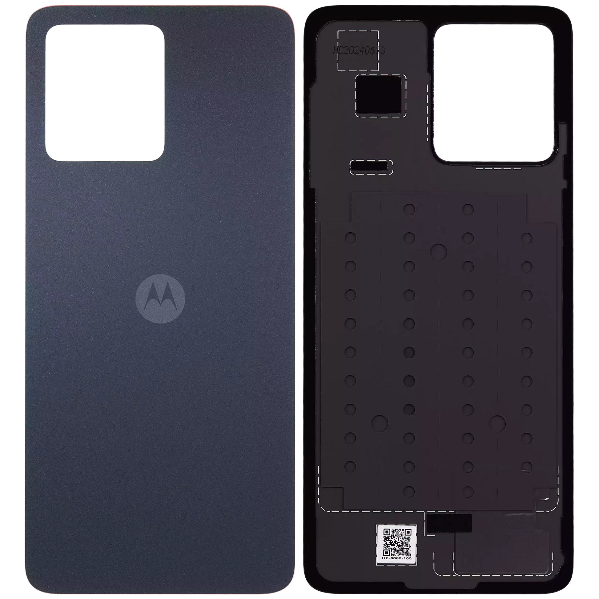 Back Cover Glass For Motorola Moto G84 (XT2347 / 2023) (Genuine OEM) (Midnight Blue) replacement part SKU 107182136524 image 6
