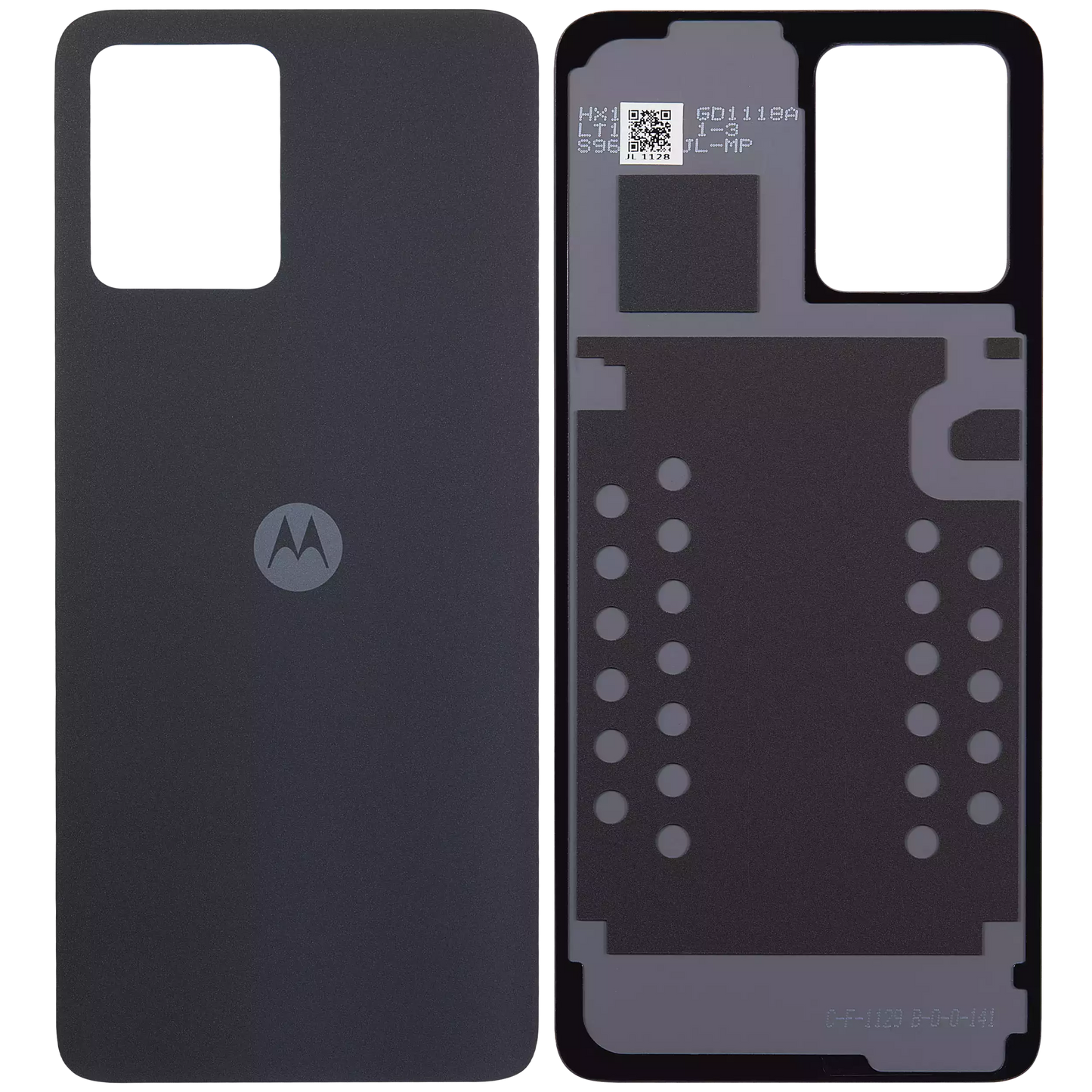 Back Cover Glass For Motorola Moto G54 (XT2343 / 2023) (Genuine OEM) (Black) replacement part SKU 107182136525 image 6
