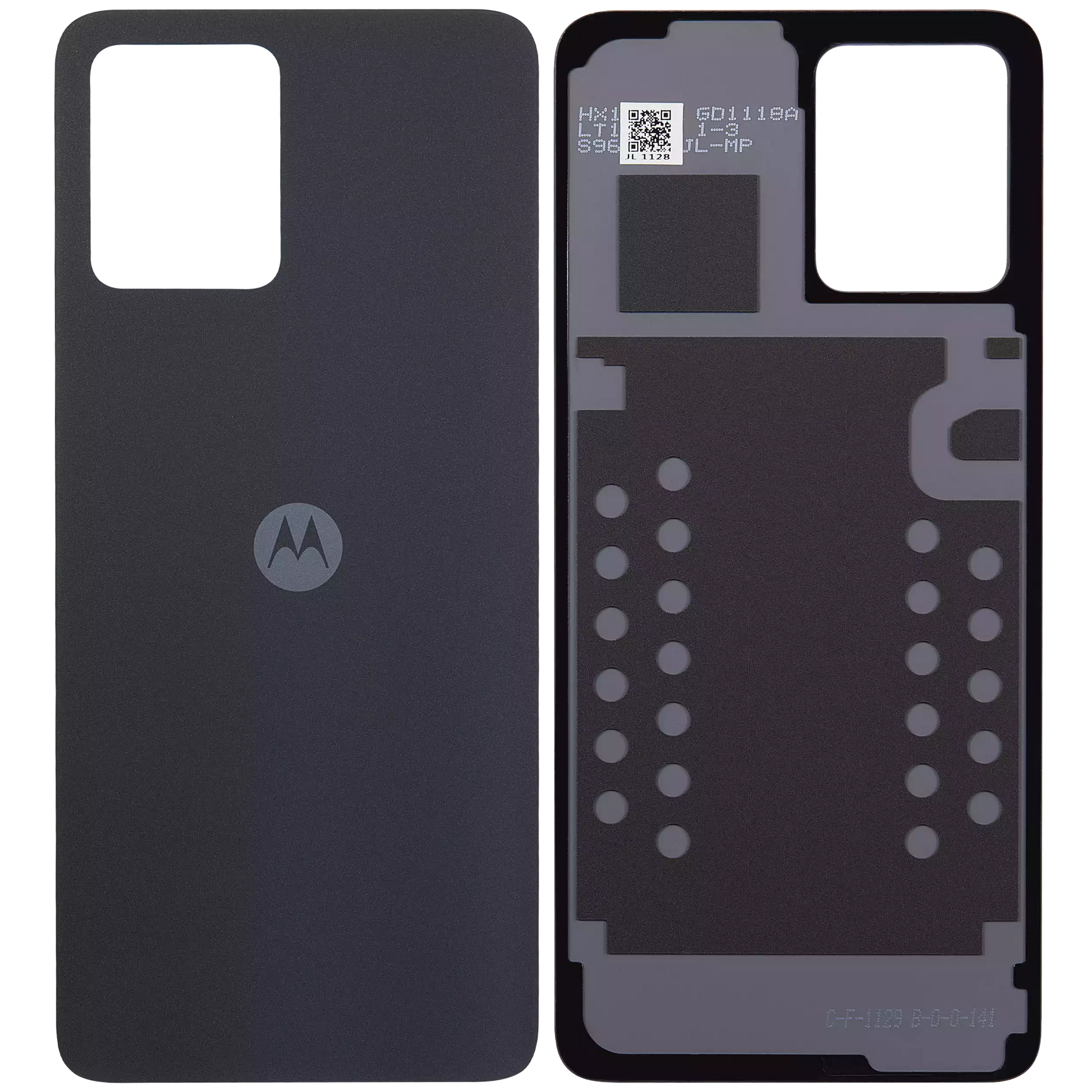 Back Cover Glass For Motorola Moto G54 (XT2343 / 2023) (Genuine OEM) (Black) replacement part SKU 107182136525 image 6