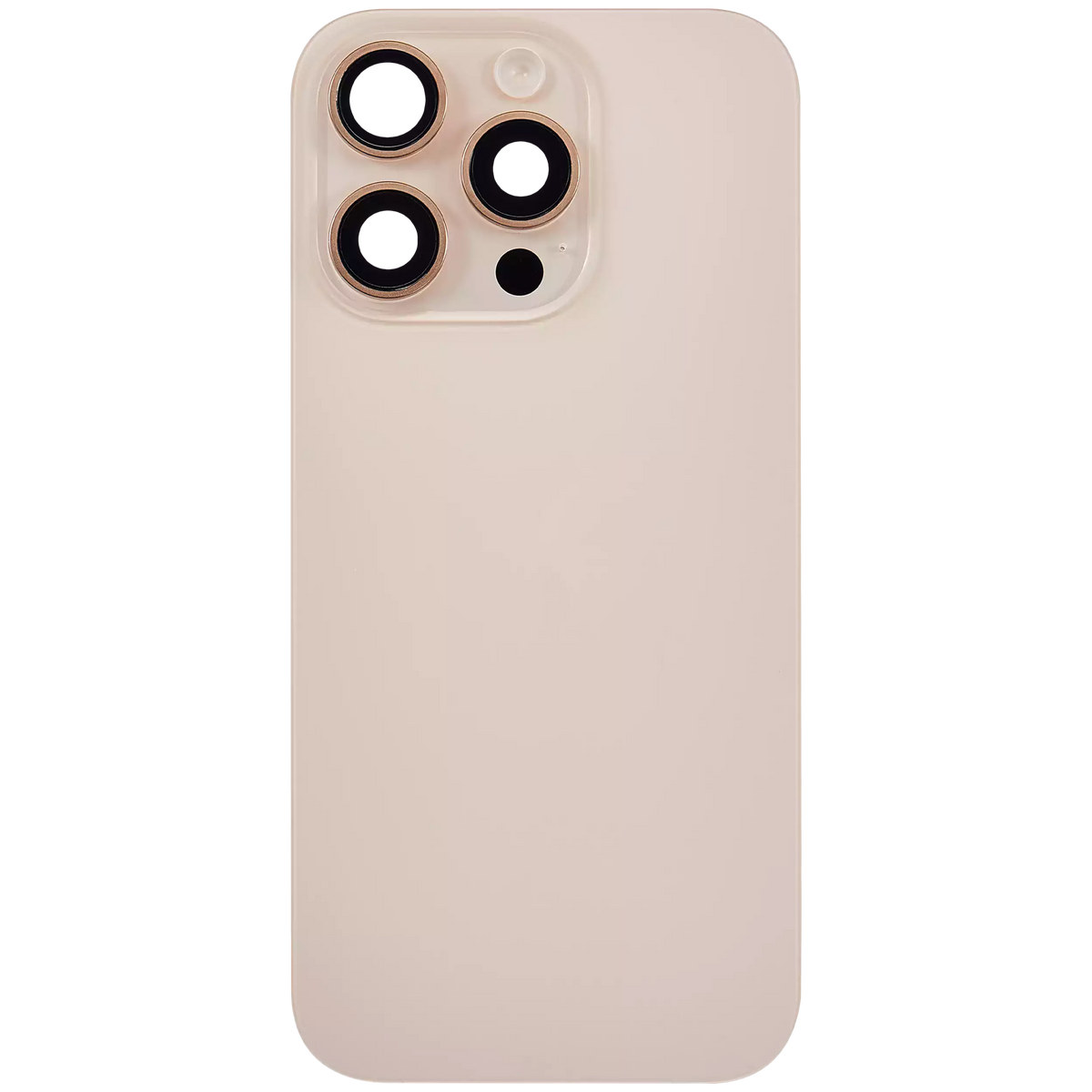 Back Glass w/ MagSafe Magnet & NFC & Flashlight Flex For iPhone 16 Pro (Used OEM Pull: Grade A) (Desert Titanium) — product photo 2