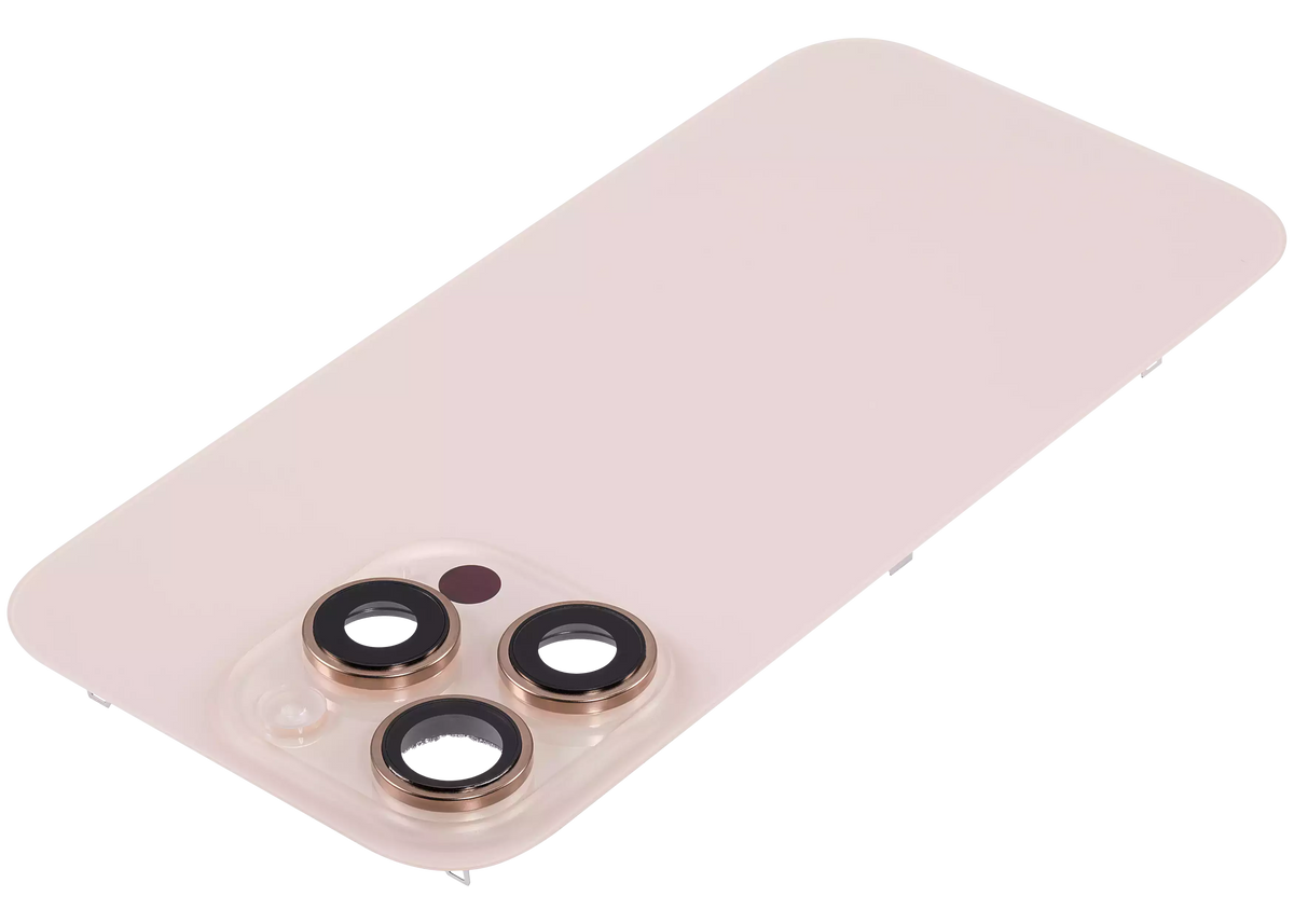Back Glass w/ MagSafe Magnet & NFC & Flashlight Flex For iPhone 16 Pro (Used OEM Pull: Grade A) (Desert Titanium) — product photo 4