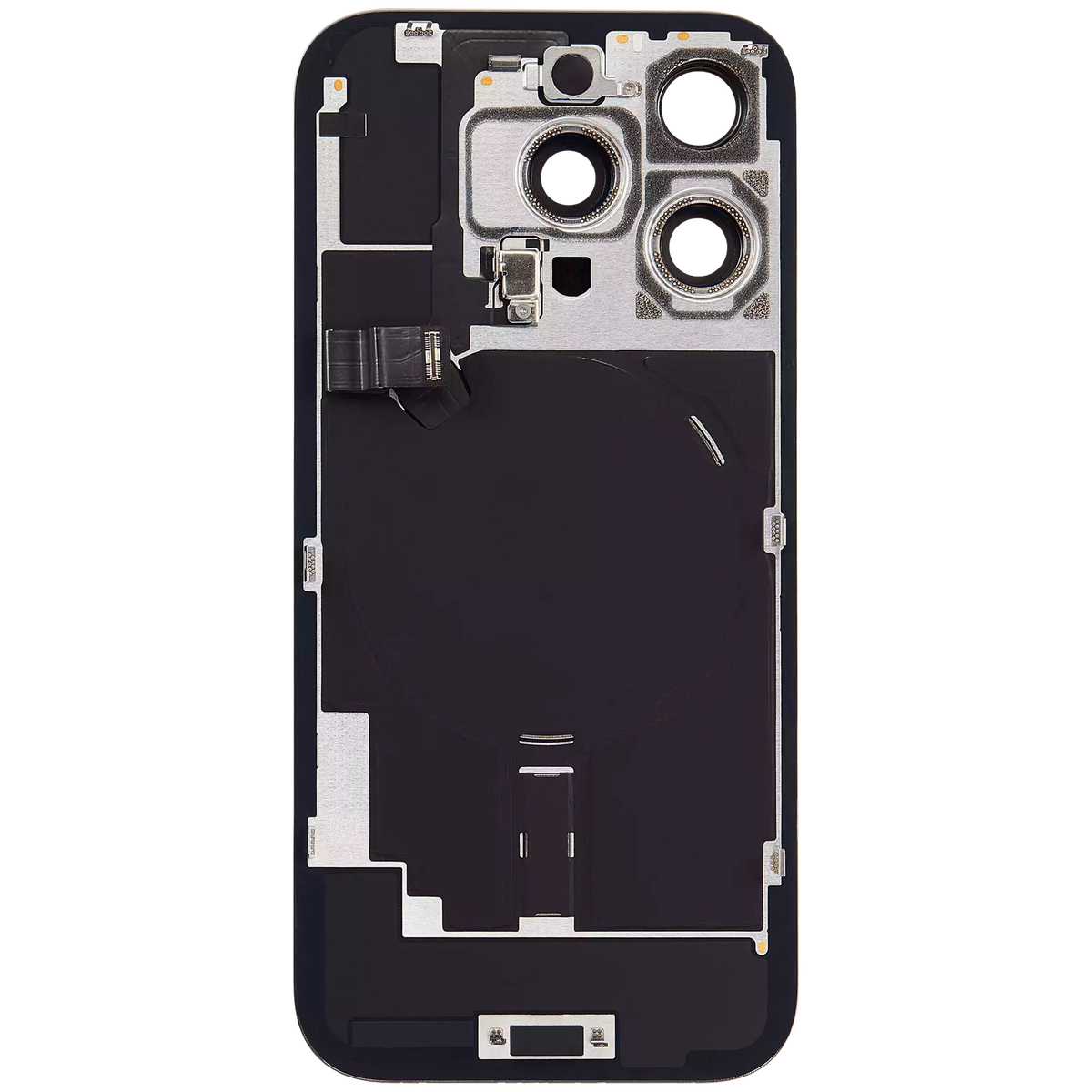 Back Glass w/ MagSafe Magnet & NFC & Flashlight Flex For iPhone 16 Pro (Used OEM Pull: Grade A) (Natural Titanium) — product photo 3