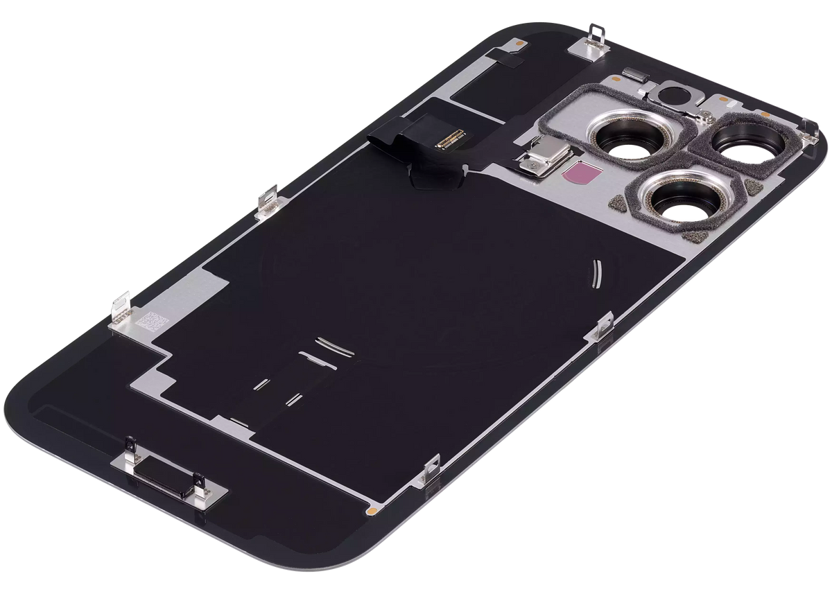 Back Glass w/ MagSafe Magnet & NFC & Flashlight Flex For iPhone 16 Pro (Used OEM Pull: Grade A) (Natural Titanium) — product photo 5
