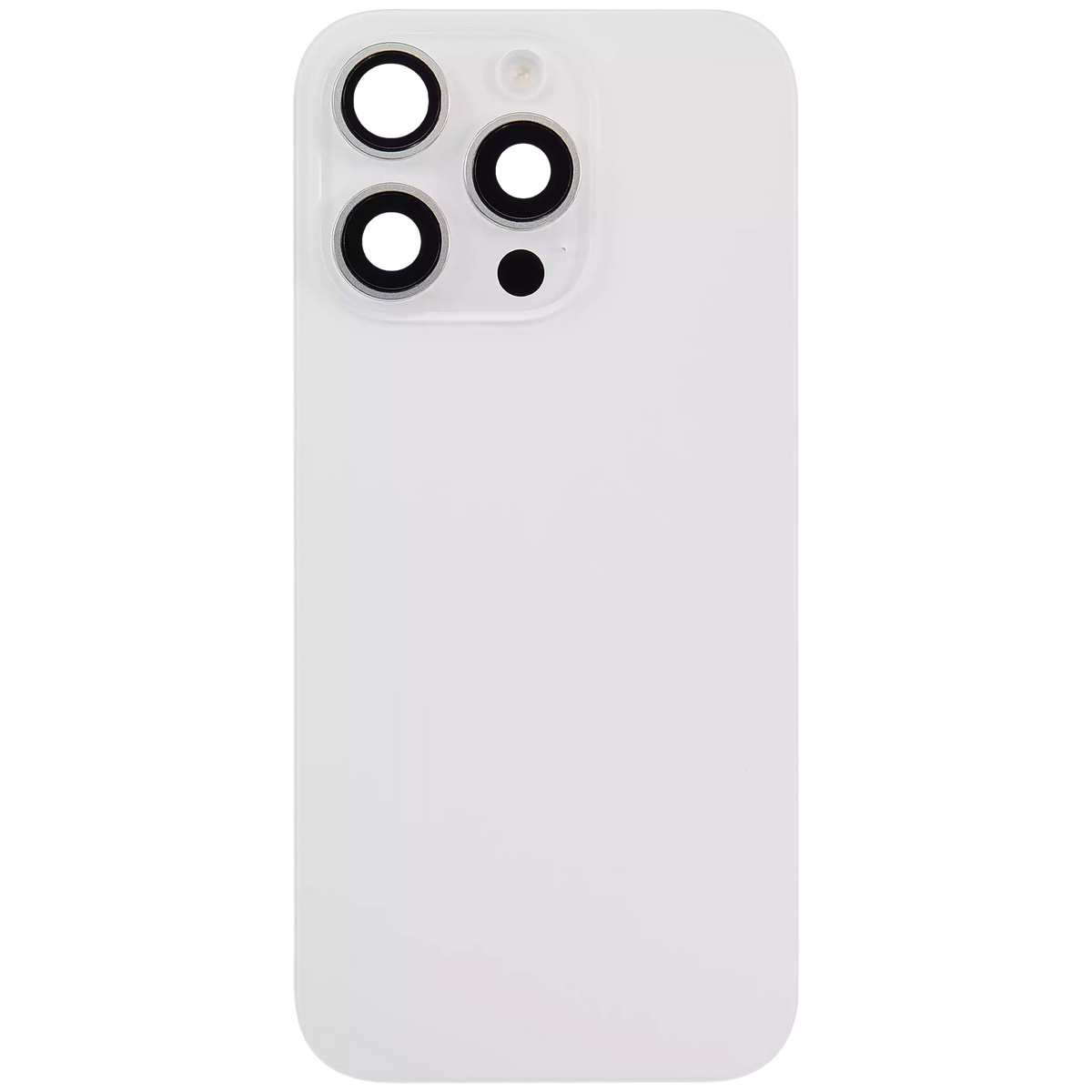 Back Glass w/ MagSafe Magnet & NFC & Flashlight Flex For iPhone 16 Pro (Used OEM Pull: Grade A) (White Titanium) — product photo 2