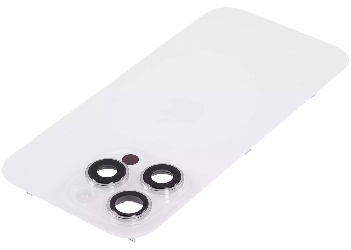 Back Glass w/ MagSafe Magnet & NFC & Flashlight Flex For iPhone 16 Pro (Used OEM Pull: Grade A) (White Titanium) — product photo 4