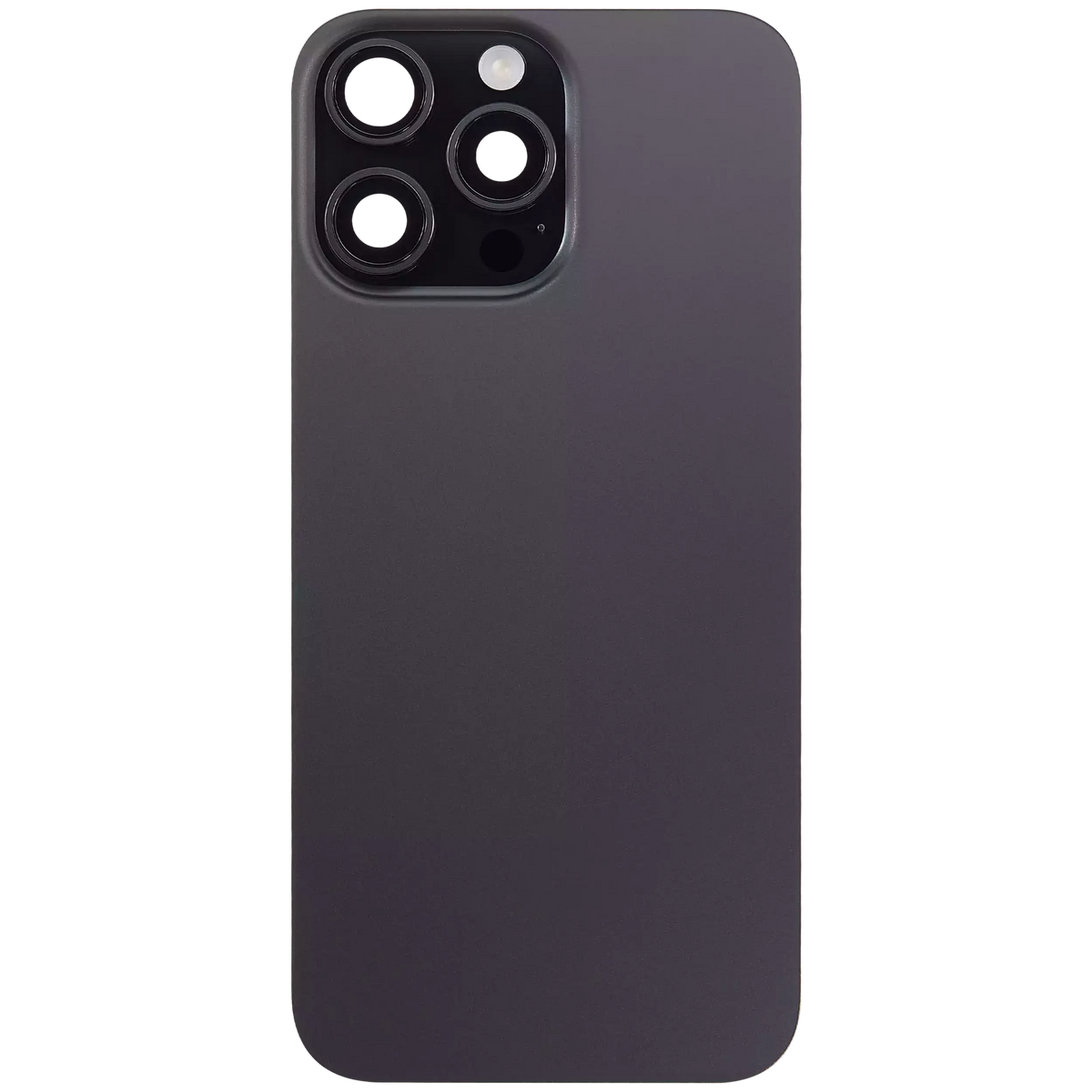 Back Glass w/ MagSafe Magnet & NFC & Flashlight Flex For iPhone 16 Pro Max (Used OEM Pull: Grade A) (Black Titanium) — product photo 2