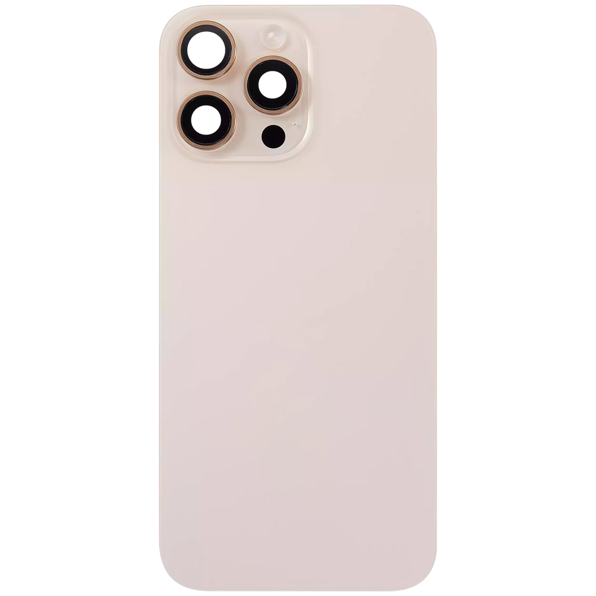Back Glass w/ MagSafe Magnet & NFC & Flashlight Flex For iPhone 16 Pro Max (Used OEM Pull: Grade A) (Desert Titanium) — product photo 2
