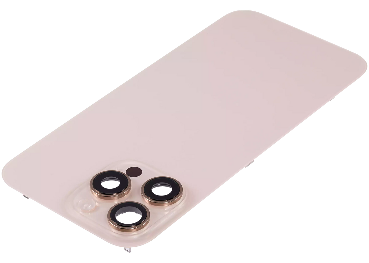 Back Glass w/ MagSafe Magnet & NFC & Flashlight Flex For iPhone 16 Pro Max (Used OEM Pull: Grade A) (Desert Titanium) — product photo 4