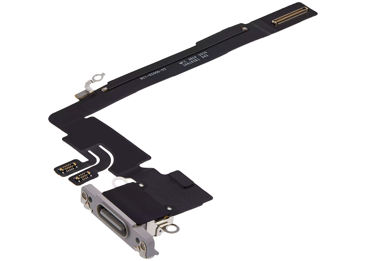 Charging Port Flex Cable For iPhone 16 Pro Max (Premium) (White Titanium)