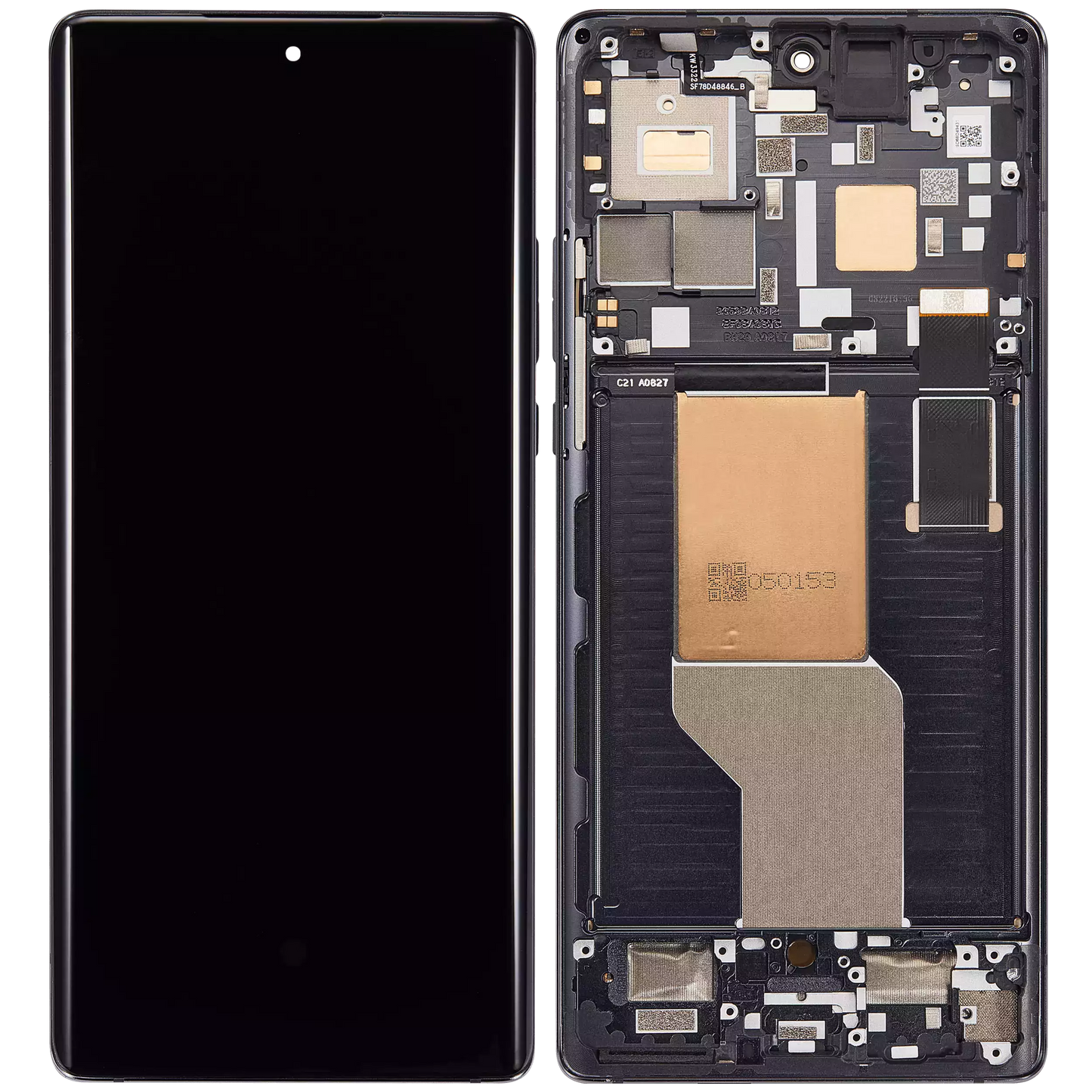 OLED Assembly Without Frame For Motorola Edge 30 Ultra (XT2201 / 2022) / Motorola Moto X30 Pro (2022) (Refurbished) (Interstellar Black) | SKU 107182192458 | image 6