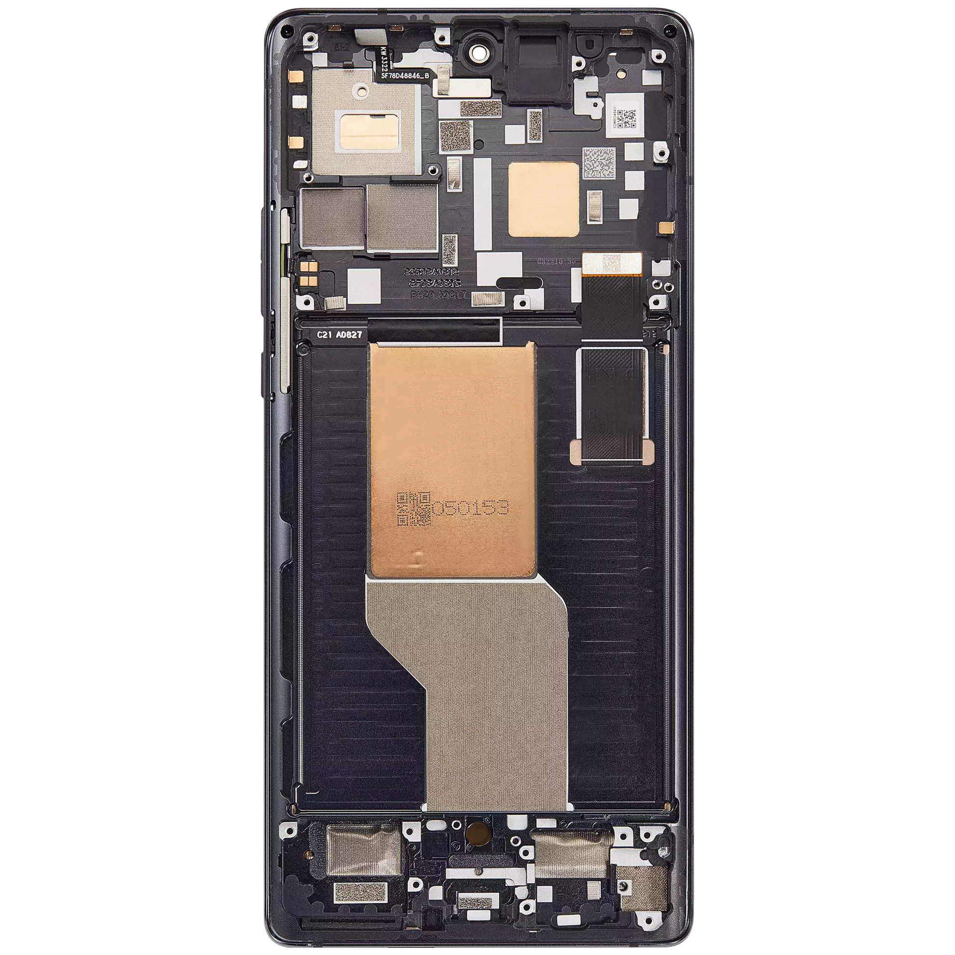 OLED Assembly Without Frame For Motorola Edge 30 Ultra (XT2201 / 2022) / Motorola Moto X30 Pro (2022) (Refurbished) (Interstellar Black) | SKU 107182192458 | image 8
