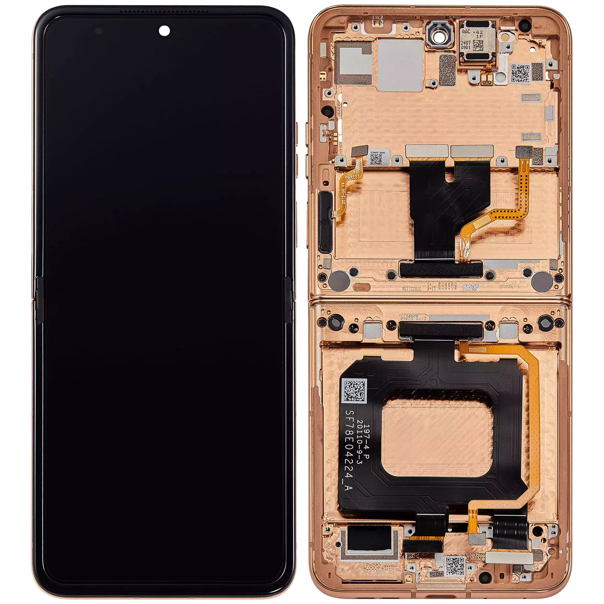 Inner OLED Assembly With Frame For Motorola Razr Plus 2024 / Razr 50 Ultra (XT2451 - Motorola replacement part image 6