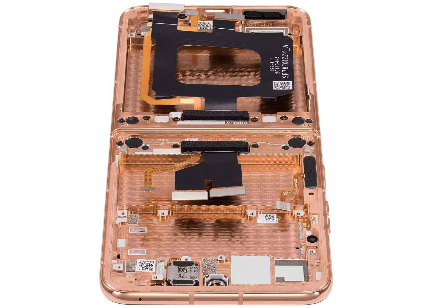 Inner OLED Assembly With Frame For Motorola Razr Plus 2024 / Razr 50 Ultra (XT2451 - Motorola replacement part image 2