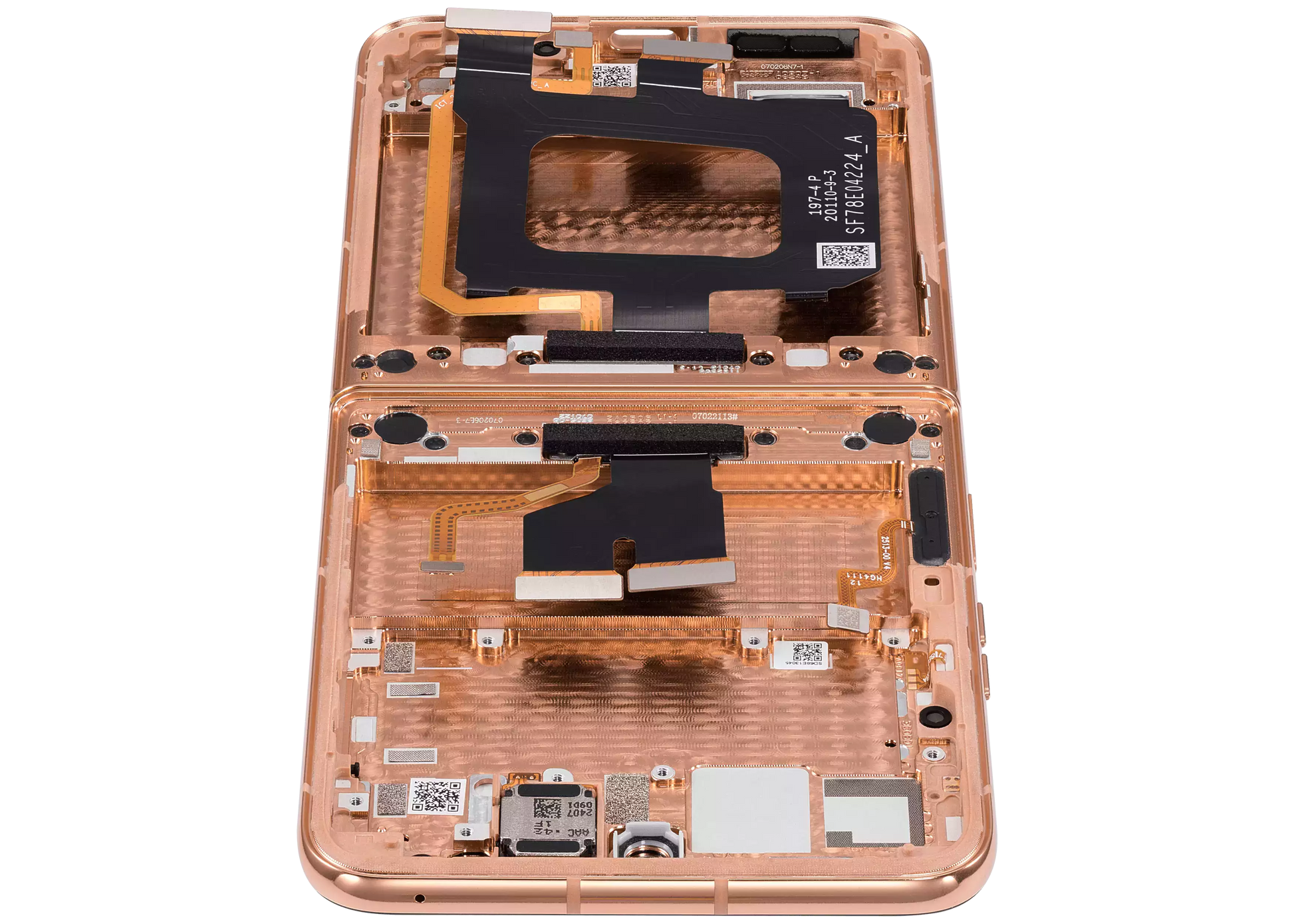 Inner OLED Assembly With Frame For Motorola Razr Plus 2024 / Razr 50 Ultra (XT2451 - Motorola replacement part image 2