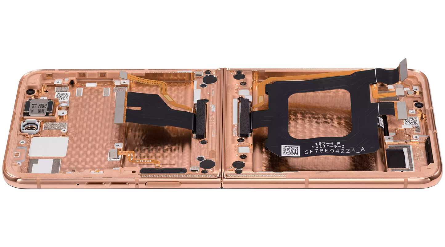 Inner OLED Assembly With Frame For Motorola Razr Plus 2024 / Razr 50 Ultra (XT2451 - Motorola replacement part image 4