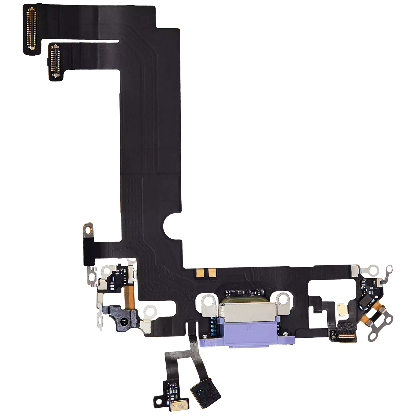 Charging Port Flex Cable For iPhone 12 Mini (Used OEM Pull) (Purple)