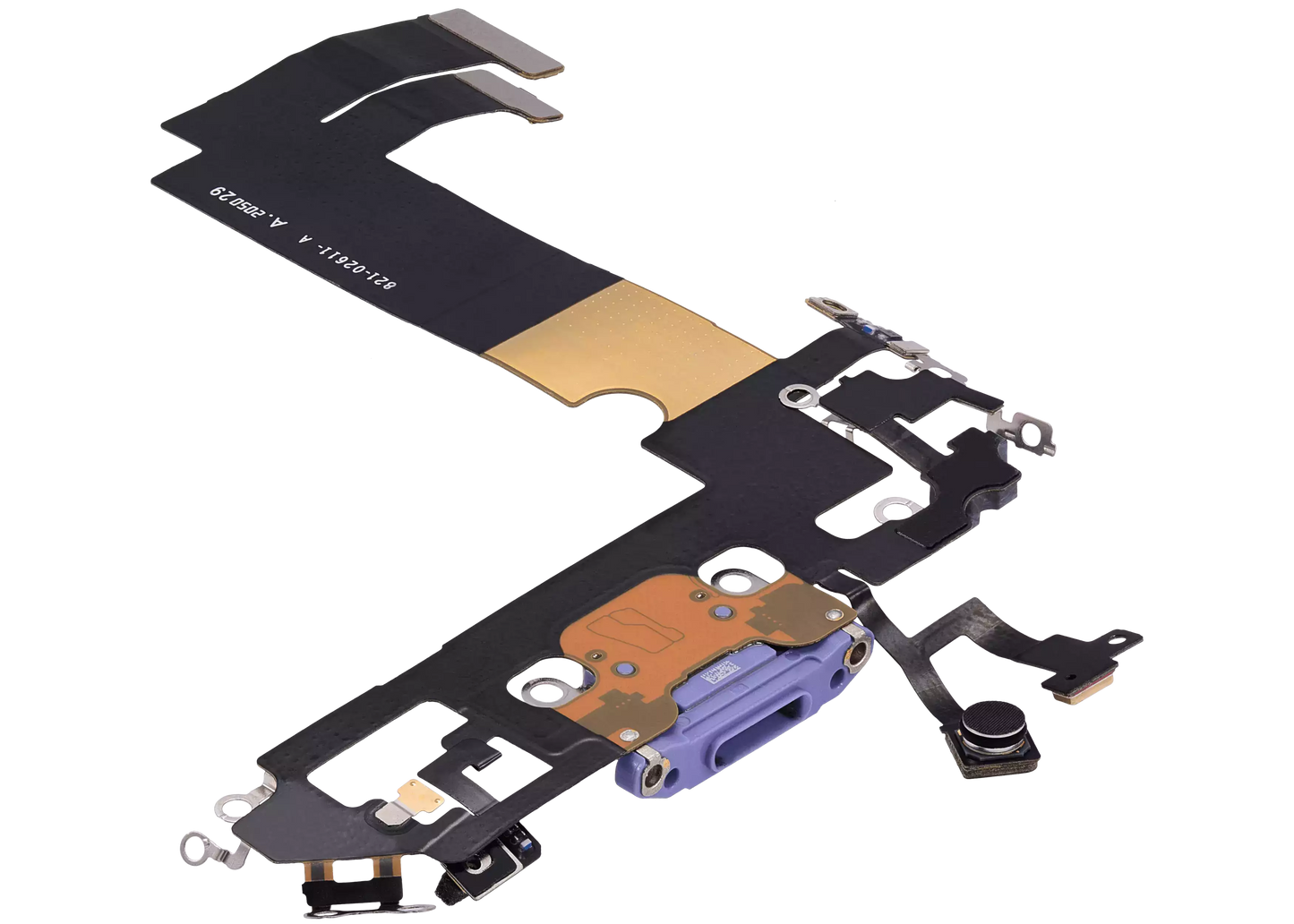 Charging Port Flex Cable For iPhone 12 Mini (Used OEM Pull) (Purple)