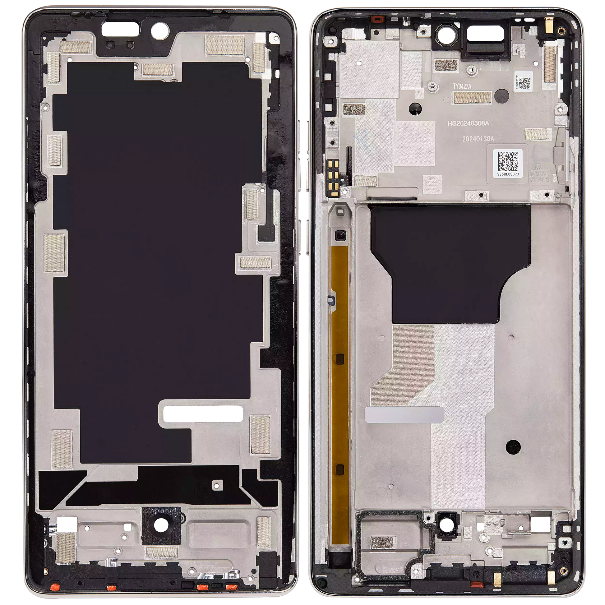 Mid-Frame Housing For Motorola Moto G Stylus 5G (XT2419 / 2024) (Caramel Latte) replacement part SKU 107182192442 image 6