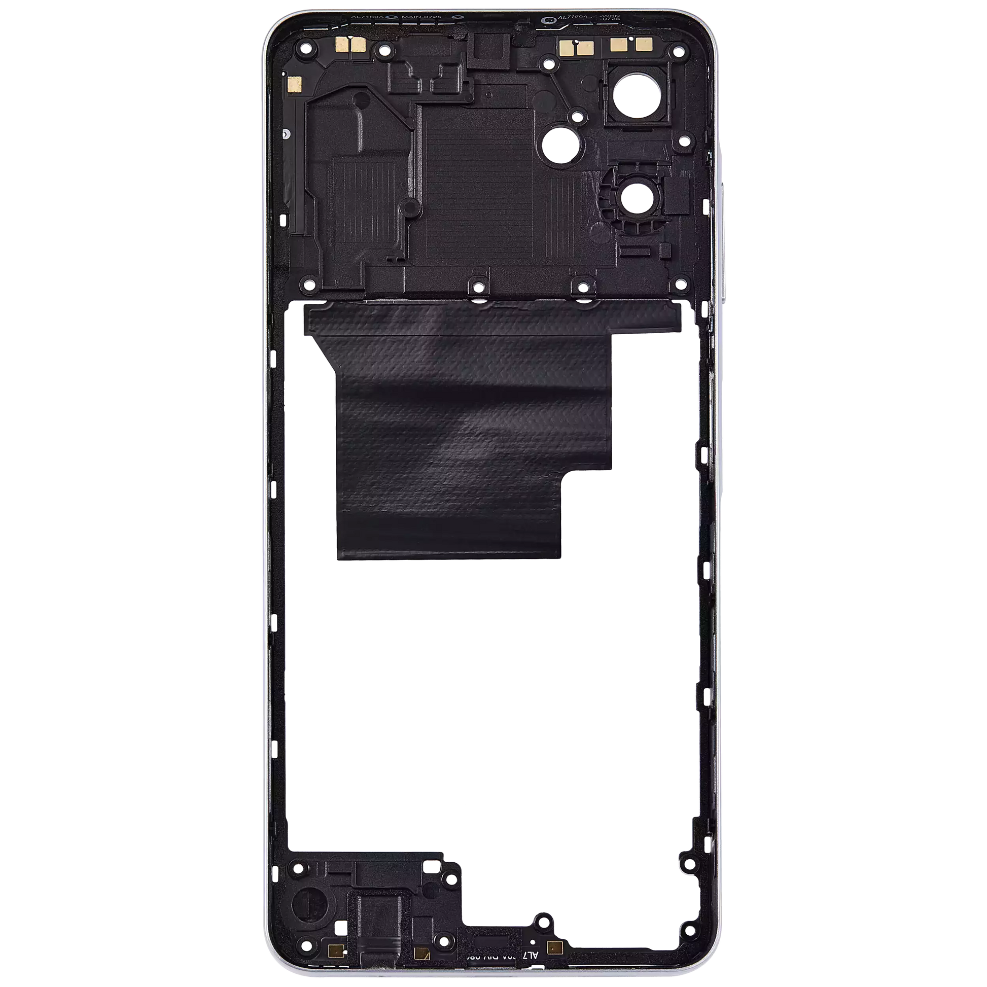 Mid-Frame Housing For Samsung Galaxy A06 (A065 / 2024) (White) replacement part product image 3 - SKU 107182136854