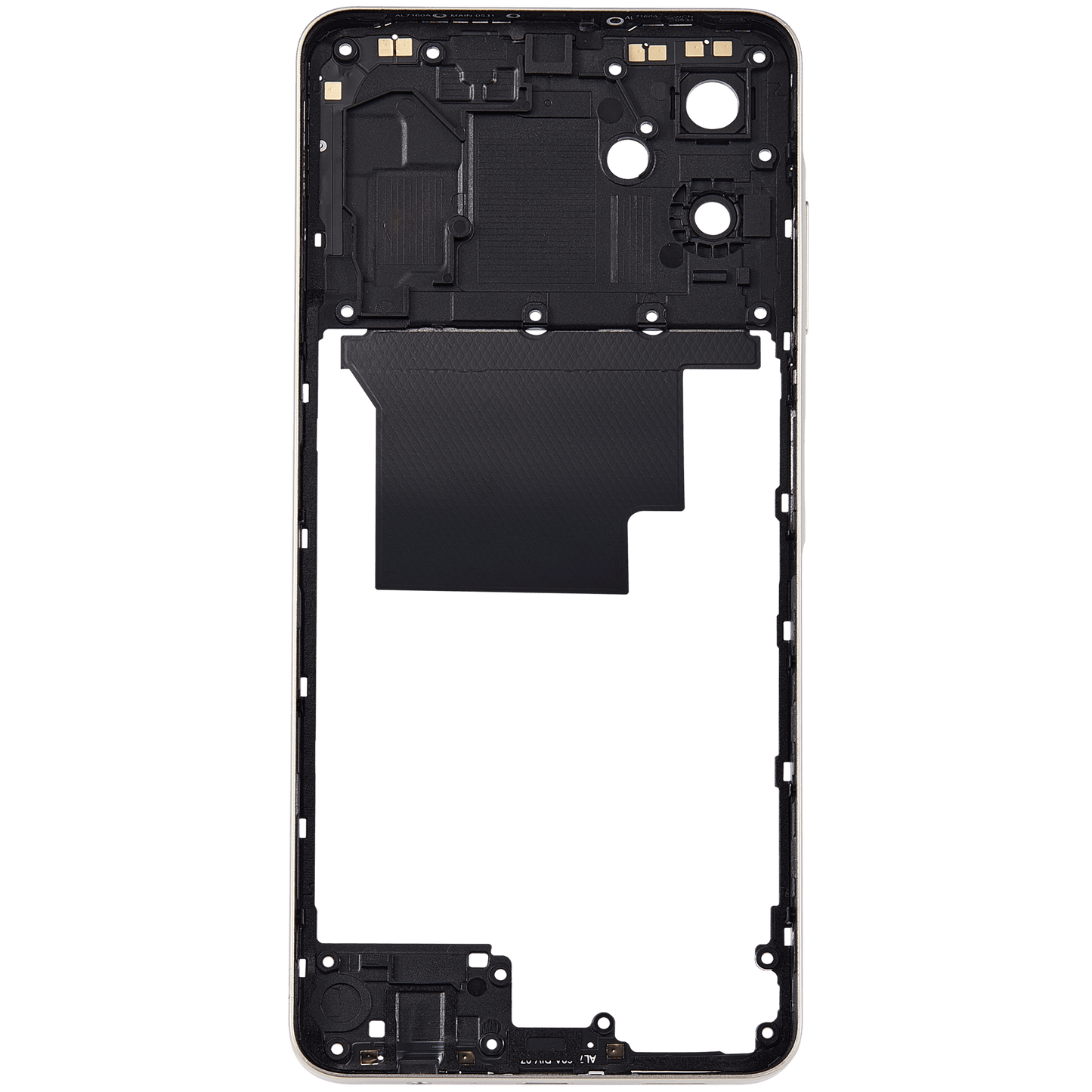 Mid-Frame Housing For Samsung Galaxy A06 (A065 / 2024) (Gold) replacement part product image 3 - SKU 107182136852