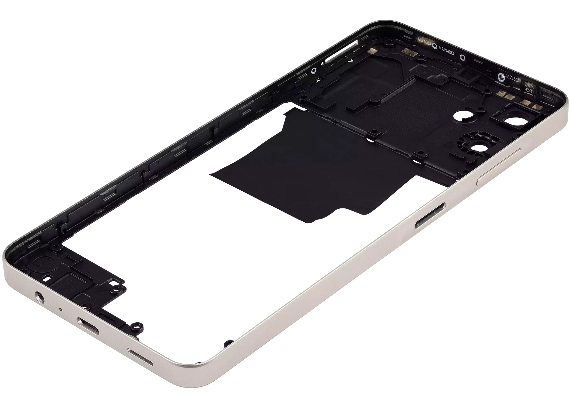 Mid-Frame Housing For Samsung Galaxy A06 (A065 / 2024) (Gold) replacement part product image 5 - SKU 107182136852