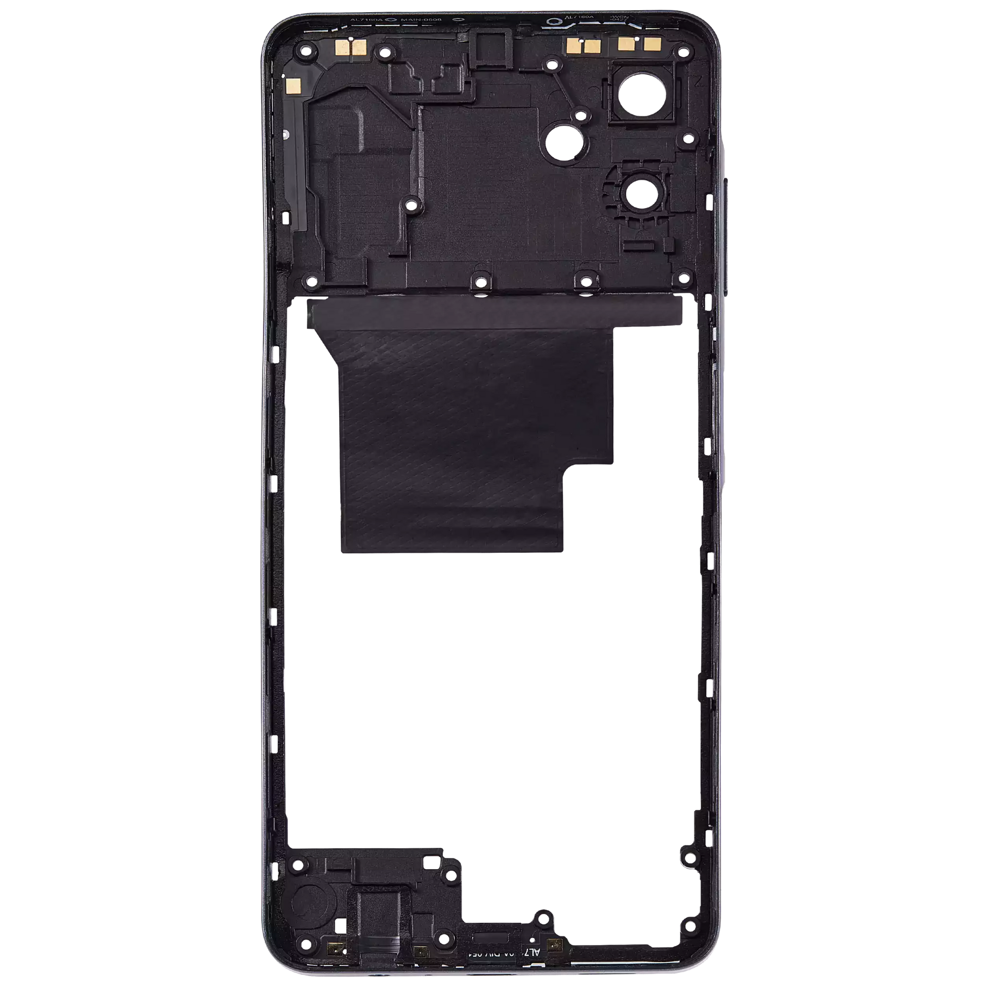 Mid-Frame Housing For Samsung Galaxy A06 (A065 / 2024) (Blue) replacement part product image 3 - SKU 107182136851