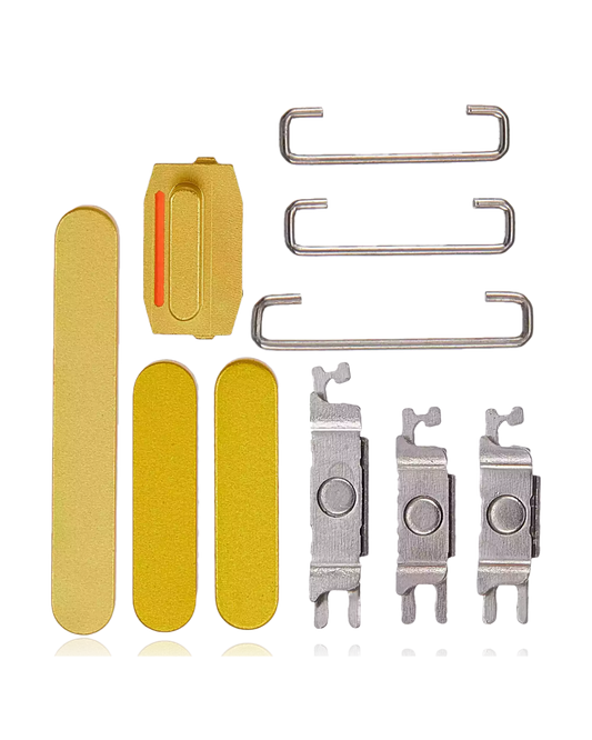 Hard Buttons (Power / Volume / Switch) For iPhone 14 / 14 Plus (Yellow)